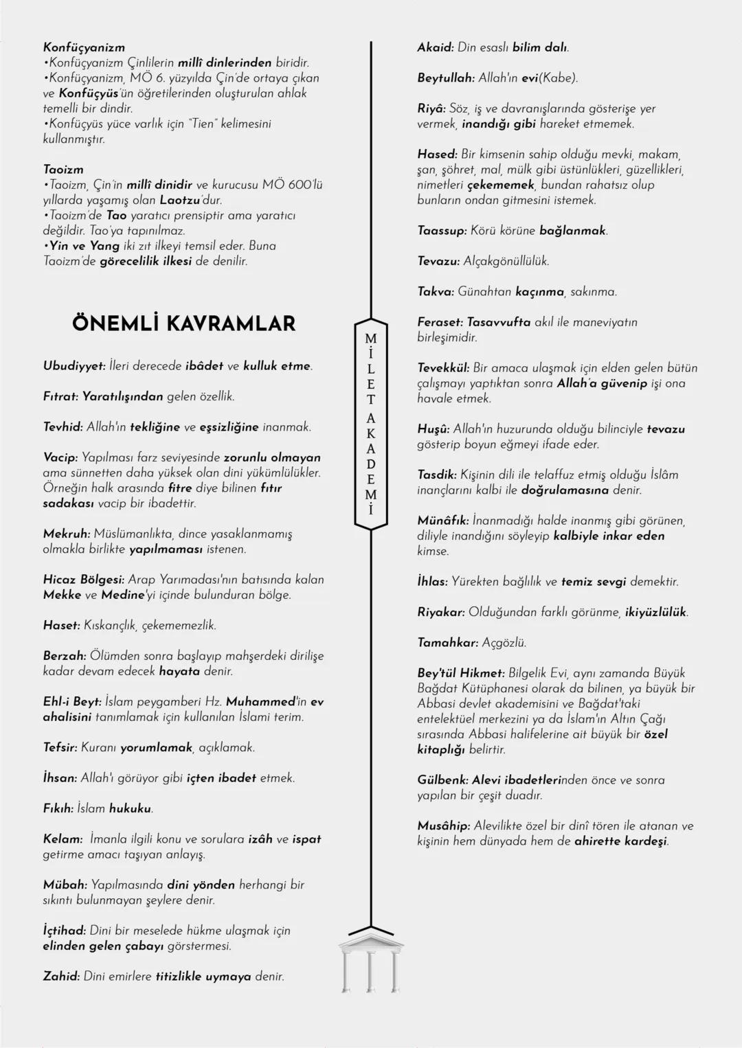 Youtube kanalımızdan konu özeti videolarına ulaşabilirsiniz.
血
MİLET AKADEMİ
KONU ÖZETLERİ
2023-2024
Tüm konu özetlerimize göz atmak için