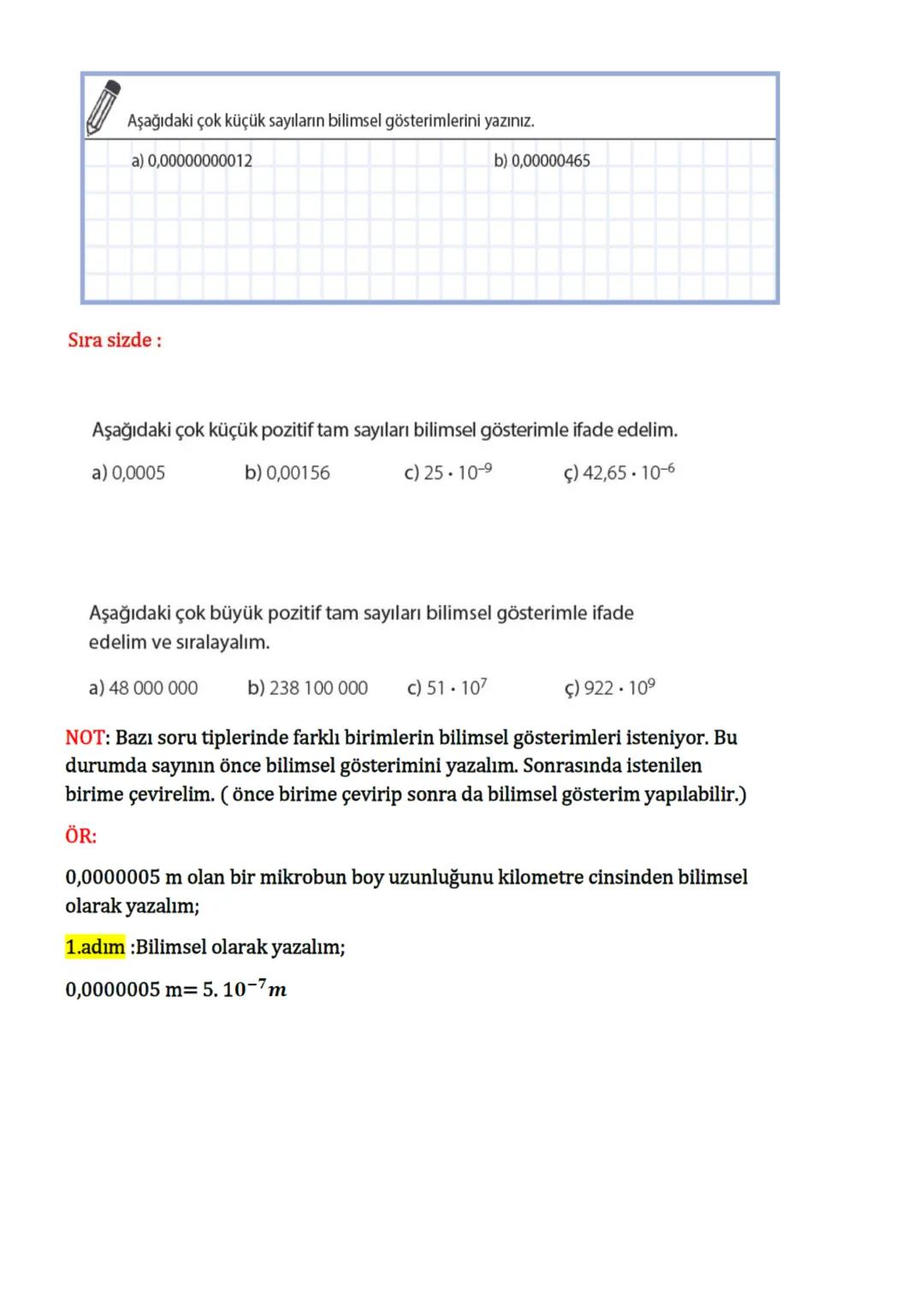 # ÜSLÜ İFADELER
KUVVETİ NEGATİF OLAN ÜSLÜ İFADELER
Kuvvetin negatif olması tabanda yer alan sayının çarpmaya göre tersini alıp
kuvvetini ö