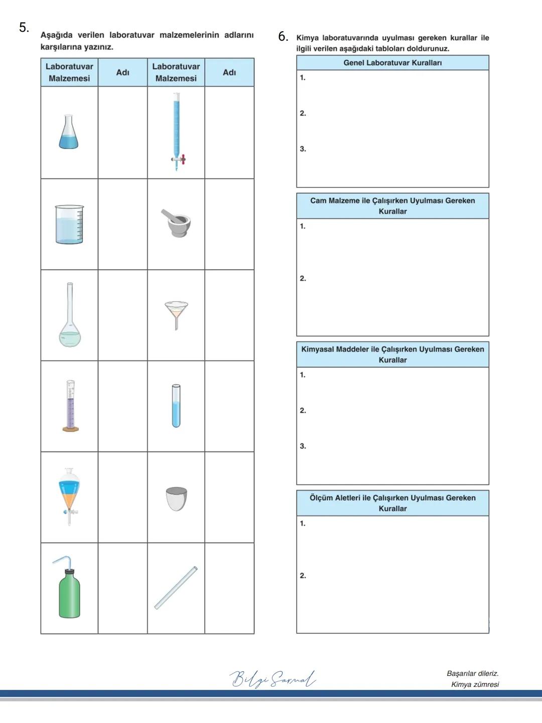 Bilge Garnal
$
AD:
SOYAD:
SINIF / NUMARA:
PUAN:
.2024/2025 yılı
9. Sınıf Kimya 1. Dönem 1.Ortak Yazılı
SORULAR
HURIYE
VETI MILLI
**
EGITI
Gü