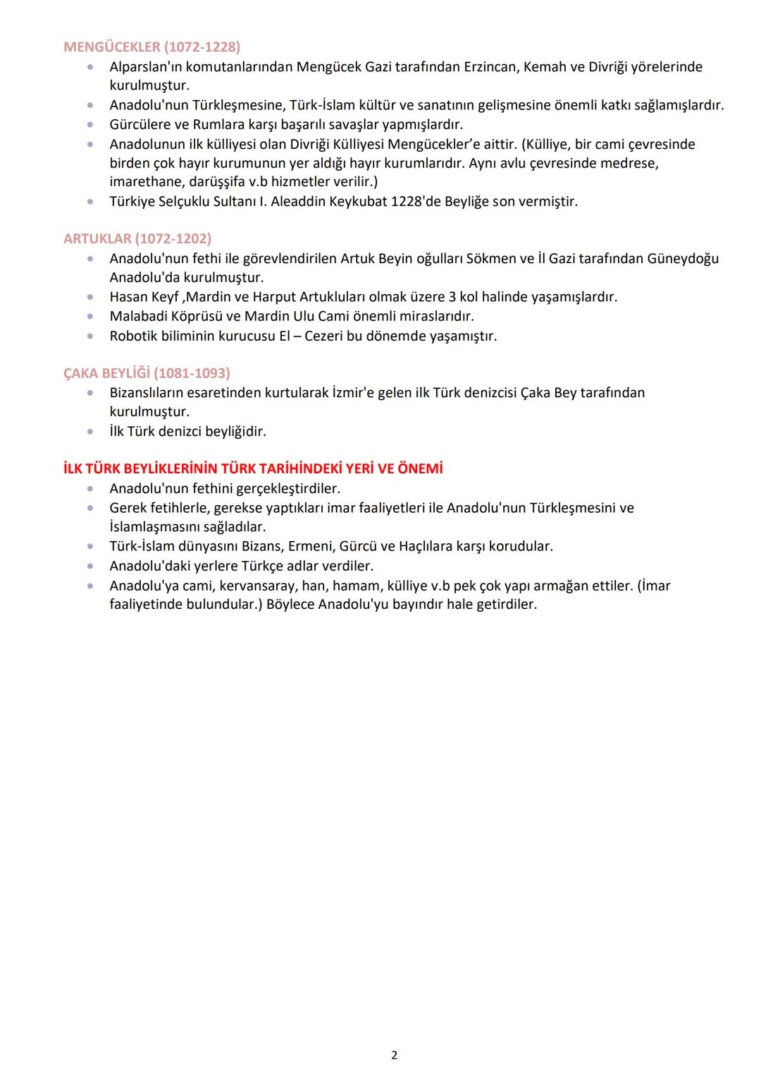 HBMTAL 10. SINIF TARİH DERSİ ÇALIŞMA NOTLARI
YERLEŞME VE DEVLETLEŞME SÜRECİNDE SELÇUKLU TÜRKİYE'Sİ
TÜRKLERDEN ÖNCE ANADOLU'NUN DURUMU
Anadol