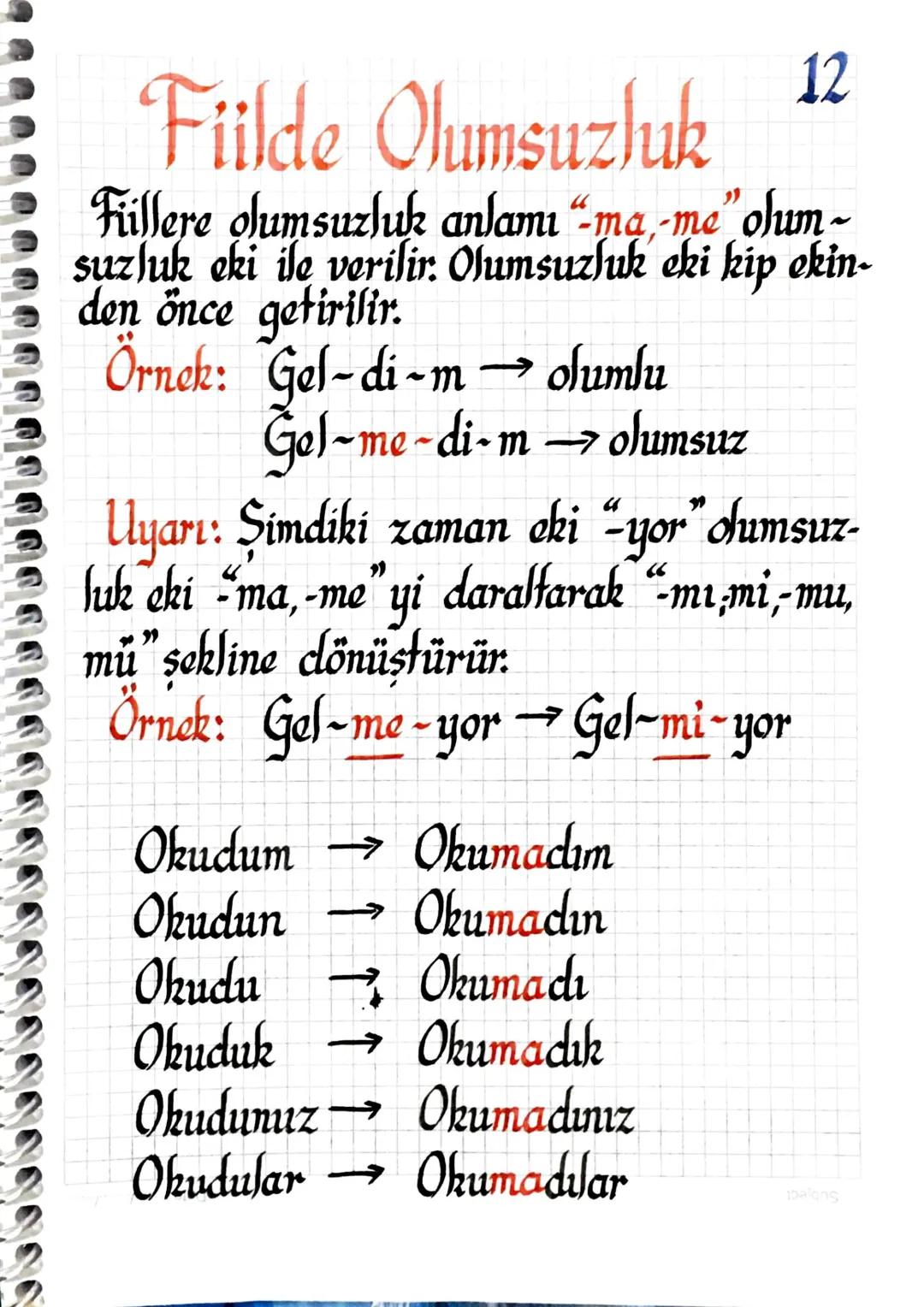 Füilde Kip
1-Zaman (Haber-Bildirme) Kipleri
a) Görülen (Bilinen) Geçmiş Zaman Kipi
b) Duyulan (Öğrenilen) Geçmiş Zaman Kipi
c) Şimdiki Zam