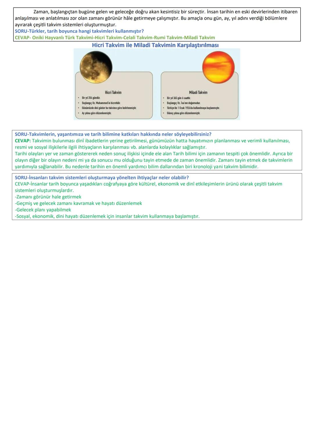 2023-2024 EĞİTİM VE ÖĞRETİM YILI
TARİH DERSİ 9. SINIFLAR 1.DÖNEM 1.SINAVA HAZIRLIK ÇALIŞMA KAĞIDI
ÖĞRENME ALANI
1.ÜNİTE: TARİH VE ZAMAN
KAZ