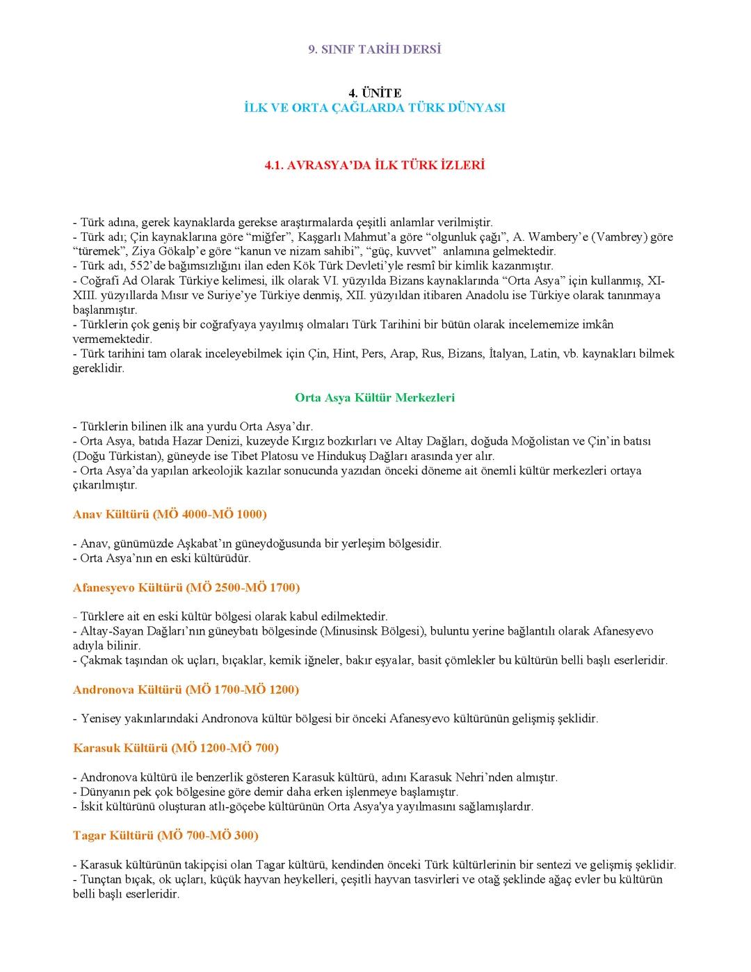 İlk ve Orta Çağlarda Türk Dünyası