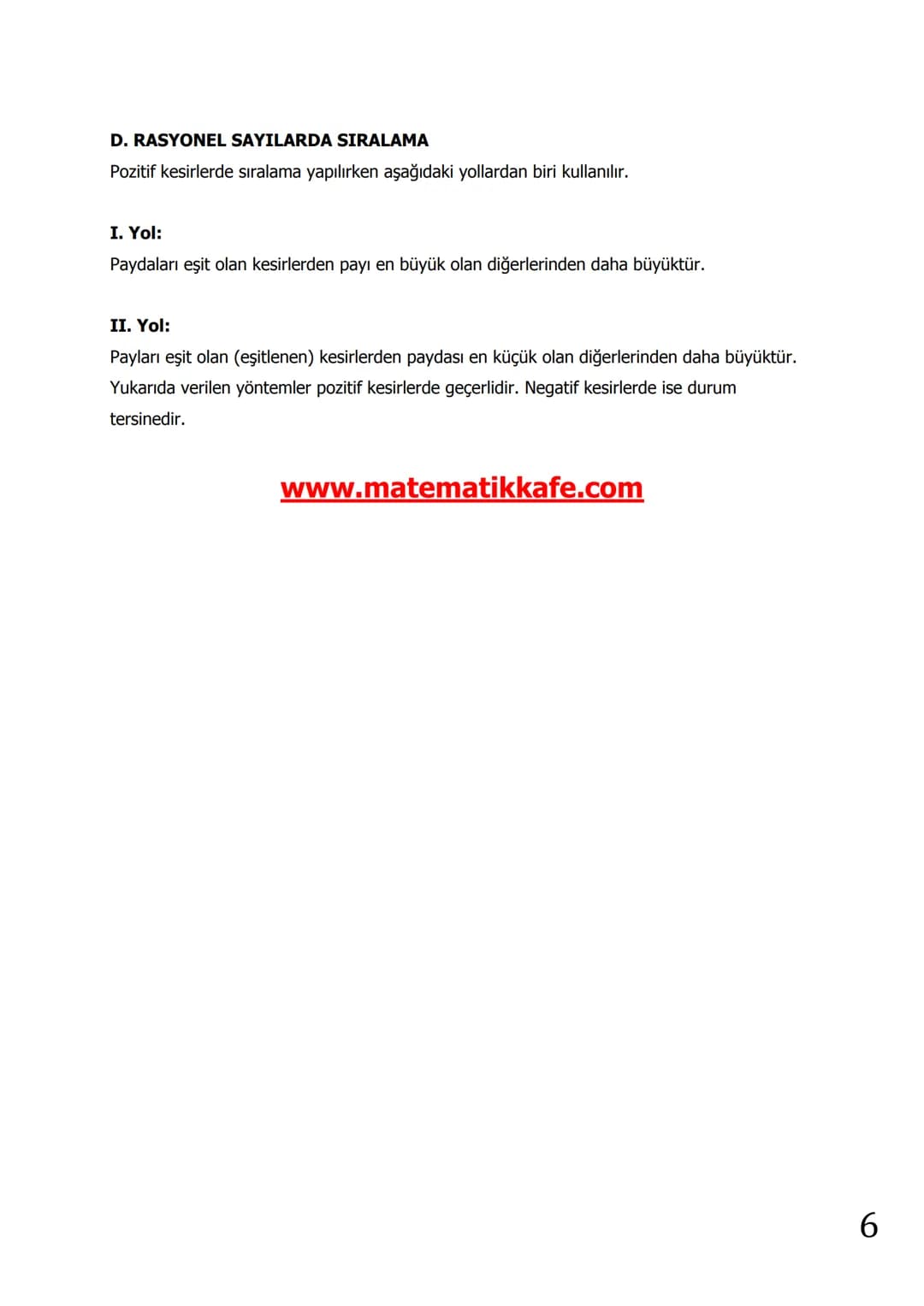 7. Sınıf Matematik de Tam Ve Rasyonel Sayılar – 7. sayfa