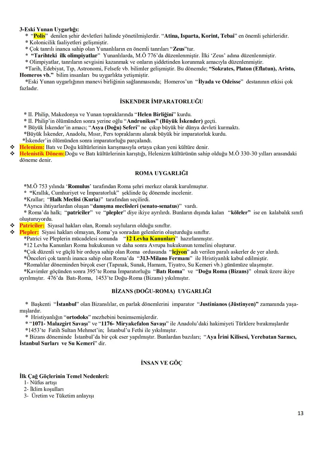 KIZILTEPE
İBN-İ SİNA MESLEKİ VE
TEKNİK ANADOLU LİSESİ
TARİH - 9
DERS NOTLARI
MURAT GÜNDÜZ
*
2019-2020
*
*
1 TARİHİN TANIMI
TARİH: Geçmiş zam