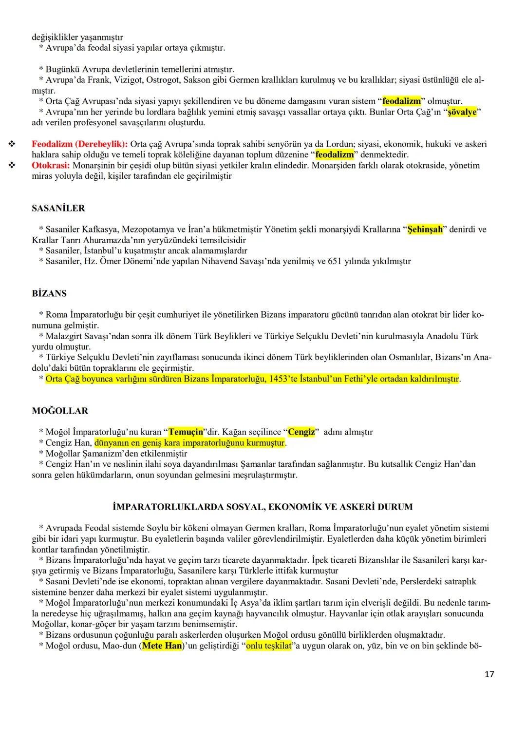 KIZILTEPE
İBN-İ SİNA MESLEKİ VE
TEKNİK ANADOLU LİSESİ
TARİH - 9
DERS NOTLARI
MURAT GÜNDÜZ
*
2019-2020
*
*
1 TARİHİN TANIMI
TARİH: Geçmiş zam