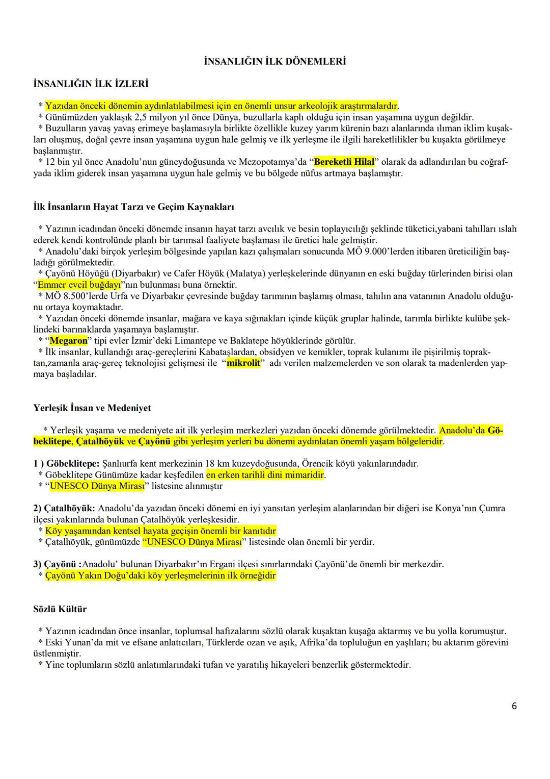 KIZILTEPE
İBN-İ SİNA MESLEKİ VE
TEKNİK ANADOLU LİSESİ
TARİH - 9
DERS NOTLARI
MURAT GÜNDÜZ
*
2019-2020
*
*
1 TARİHİN TANIMI
TARİH: Geçmiş zam