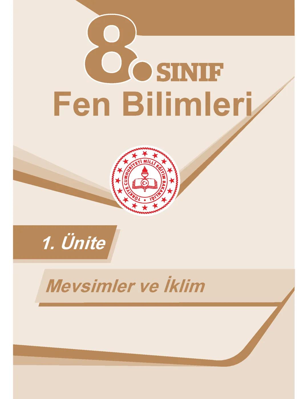8.sınıf Fen 1. Ünite