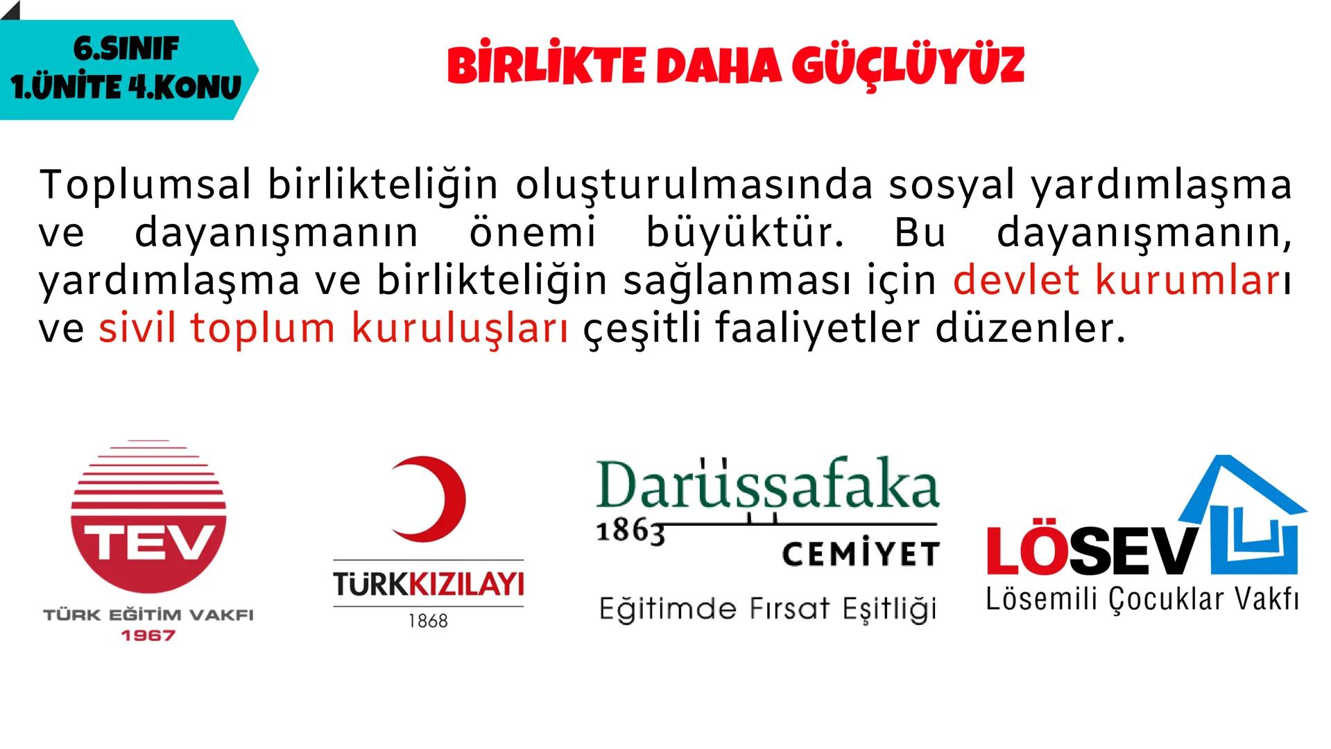 # SOSYAL BİLGİLER
# 1.ÜNİTE
# 6.SINIF
# BİREY VE TOPLUM # 6.SINIF
# 1.ÜNİTE 1.KONU
# DEĞİŞEN ROLLERİM
Bir iş grup ya da kurumda bir kim