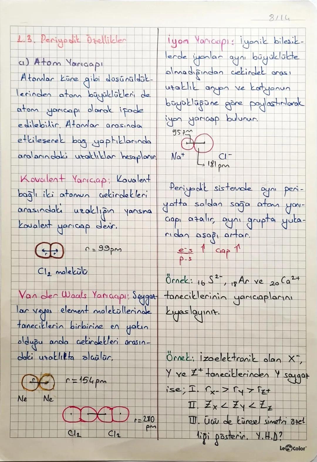 # 1. MODERN ATOM TEORIS
1/14
Heisenberg, Belirsizlik İlkesi"
# 11. Atomun Kuantum Modeli ile elektronun hızının ve konu-
Niels Bohr hidr