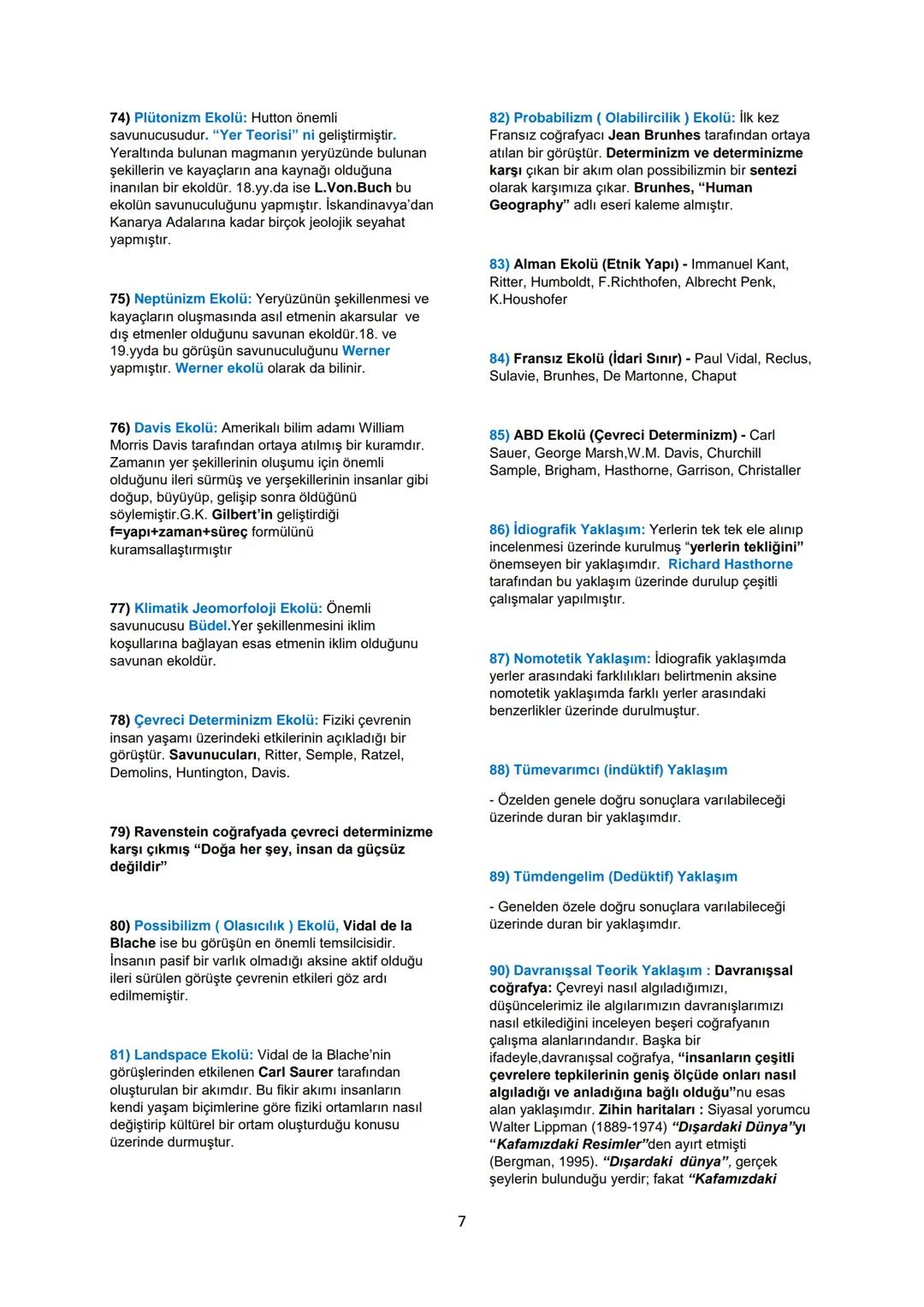 COĞRAFYACILAR ÜNİTESİ HAP BİLGİLERİ
1) İkçağ düşünürleri aşağıdaki şekilde sıralanmıştır.
- Herodot
- Tales
- Aristo
- Miletli Hekatus
- Pli