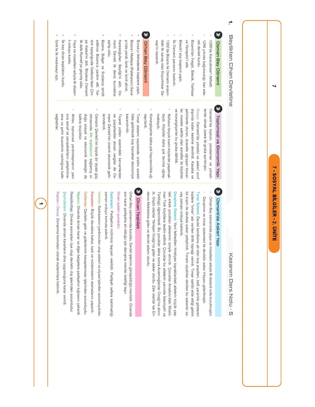 7. SINIF SOSYAL BILGILER