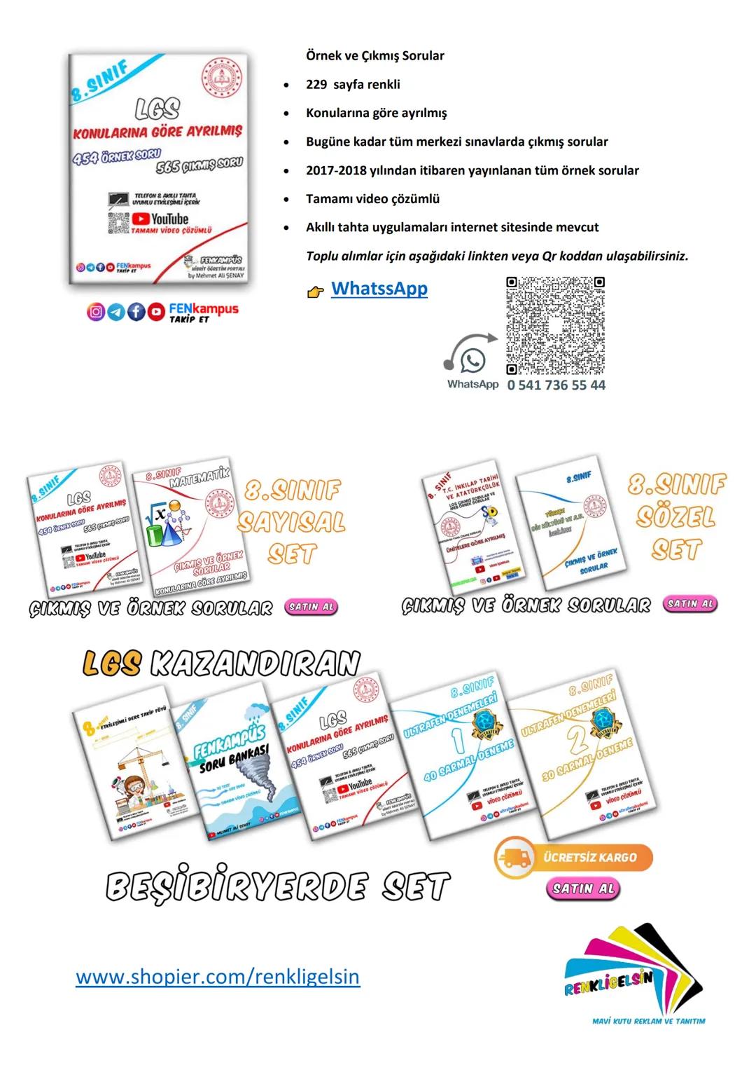 # 8. SINIF
DNA VE GENETİK KOD
ÖRNEK SORULAR
| Bu konuyla ilgili | |
| ----------- | ----------- |
| Çıkmış Soru | Örnek Soru |
| 30