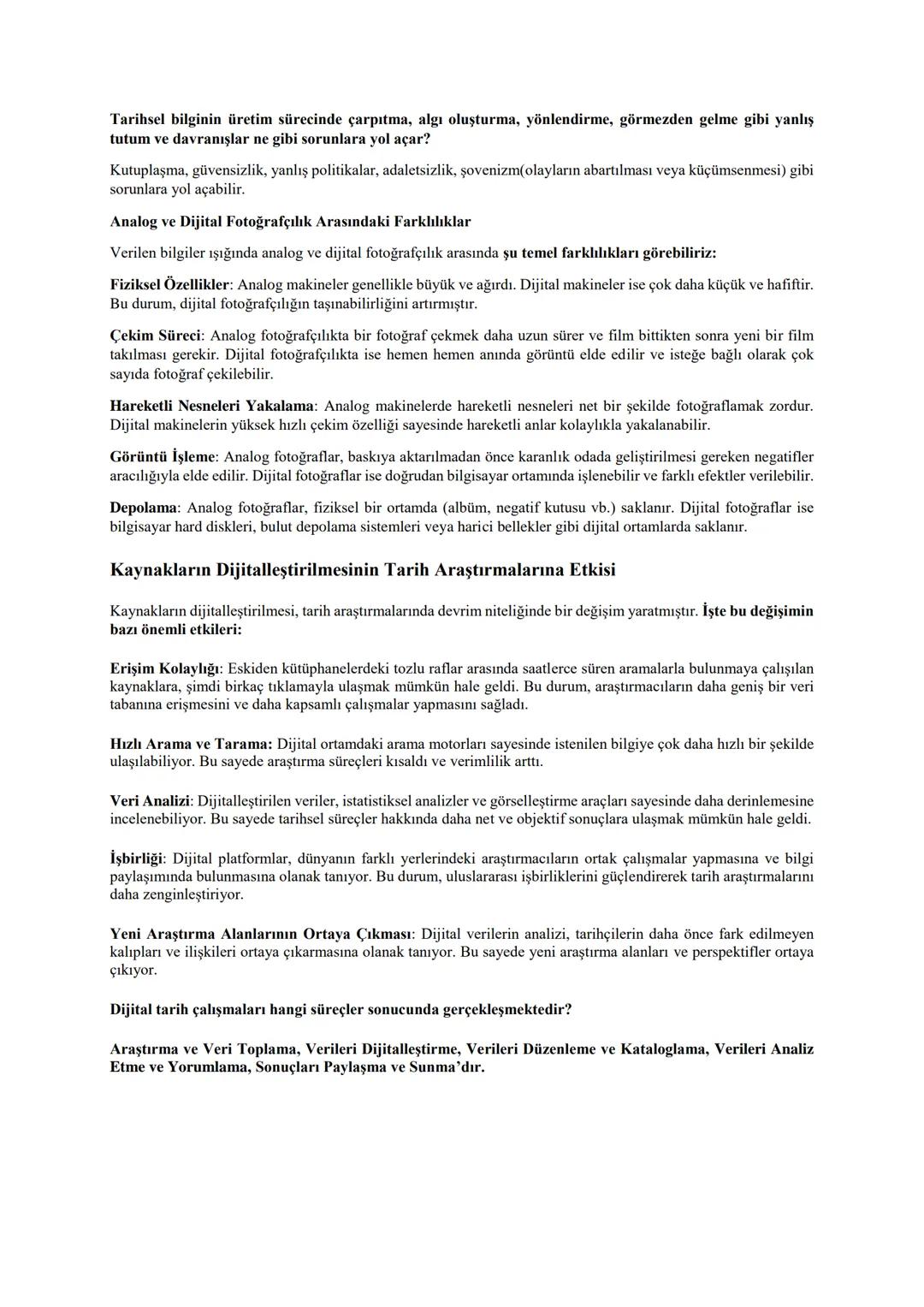 # 2024-205 EĞİTİM ÖĞRETİM YILI 9.SINIFLAR IİL GENELİ ORTAK SINAVINA HAZIRLIK
Tarih; geçmişte yaşamış insan topluluklarının meydana getirdiğ