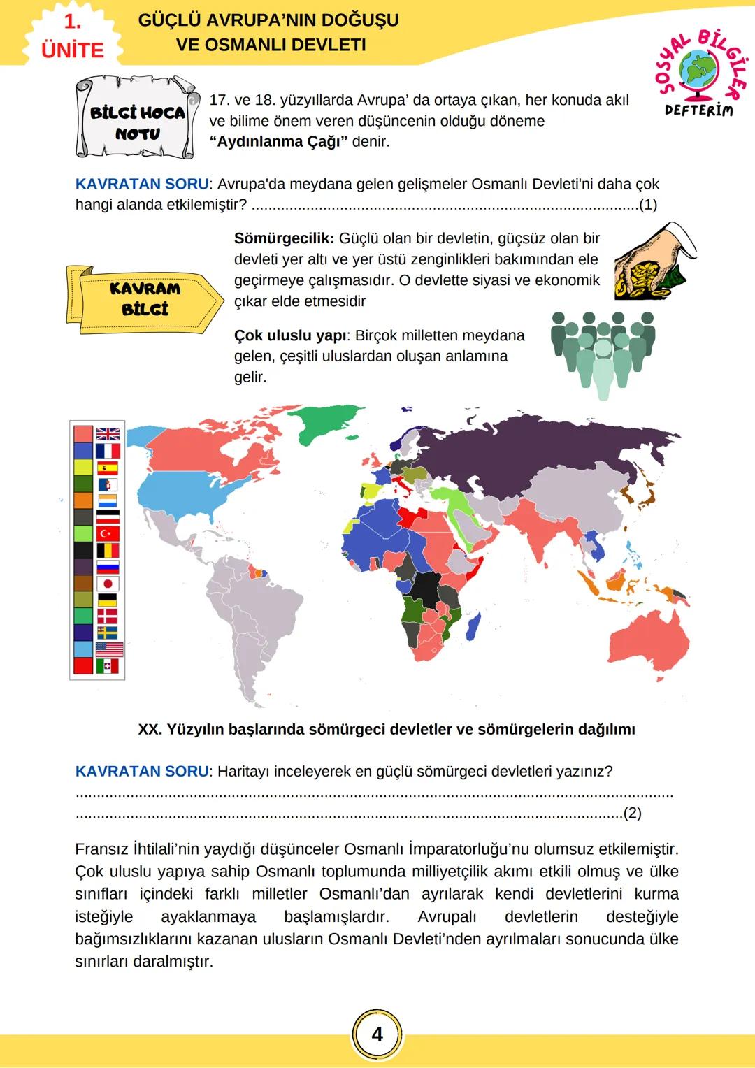 İNKILAP TARİHİ
8. SINIF
1.ÜNİTE
SOSYAL
DEFTERİM
BİLGİLER 1.
ÜNİTE
SOSYAL
BİLGİLER
DEFTERİM
ÜNİTE KAVRAMLARINI ÖĞRENELİM
Ataşemiliter: Bir ul