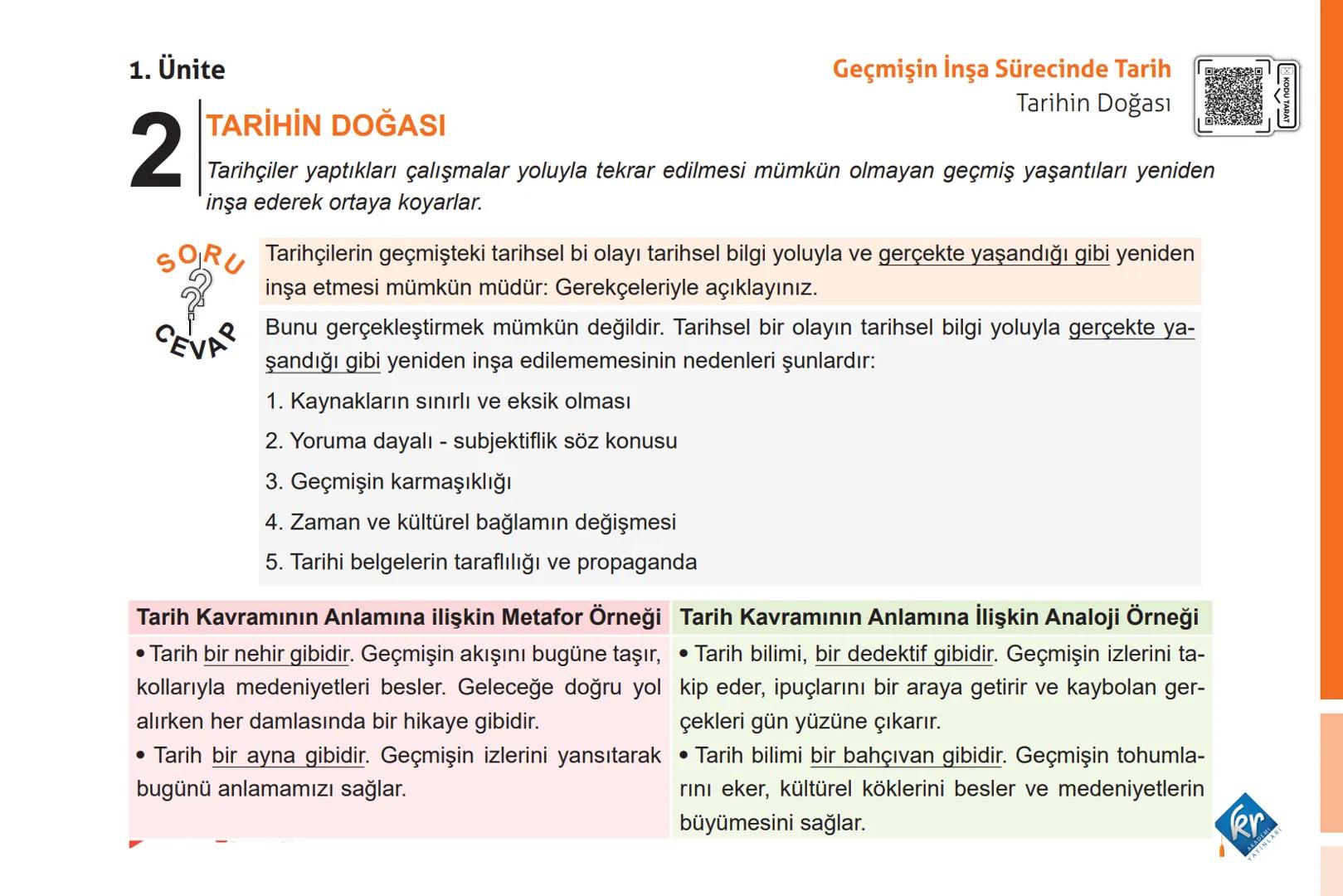 1. Ünite
1. Ünite
GEÇMİŞİN İNŞA SÜRECİNDE TARİH
Geçmişin İnşa Sürecinde Tarih
Tarih Öğrenmenin Faydaları
1
Tarih Öğrenmenin Faydaları
2
Tar