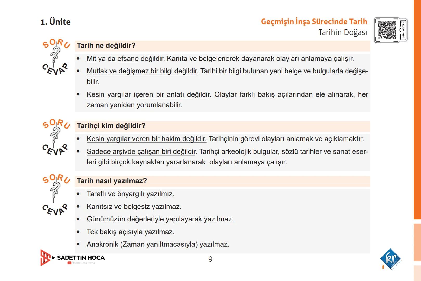 1. Ünite
1. Ünite
GEÇMİŞİN İNŞA SÜRECİNDE TARİH
Geçmişin İnşa Sürecinde Tarih
Tarih Öğrenmenin Faydaları
1
Tarih Öğrenmenin Faydaları
2
Tar