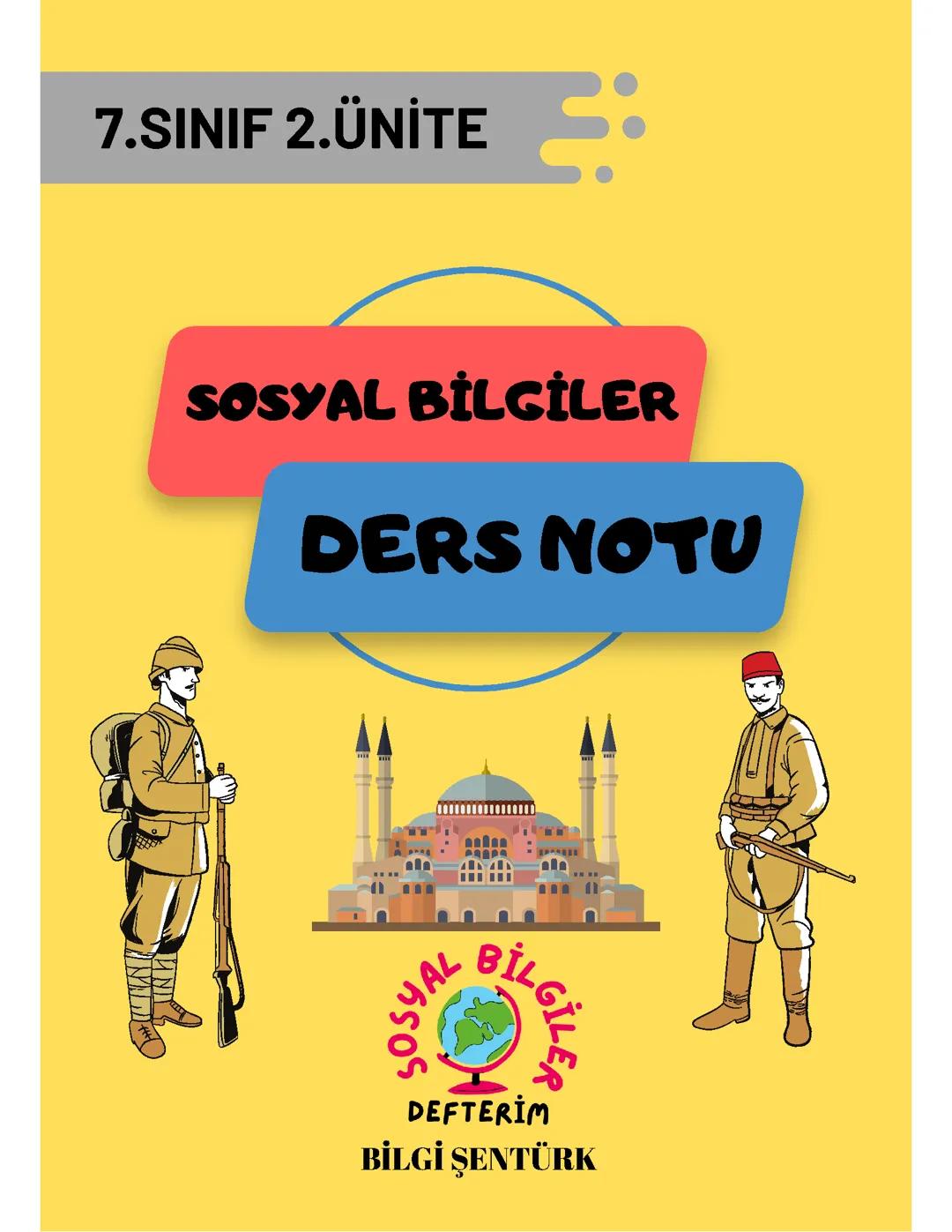 SOSYAL BİLGİLER 2.ÜNİTE ÖZETİ