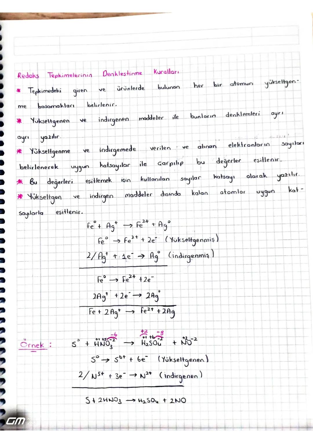 Kimya ve ELEKTRIK
Indirgenme - Yükseltgenme
* Bir kimyasal tepkimede
de
(Redoks) Tepkimeleri
en 92
་་
bir element
bir element yükseltgenip
i
