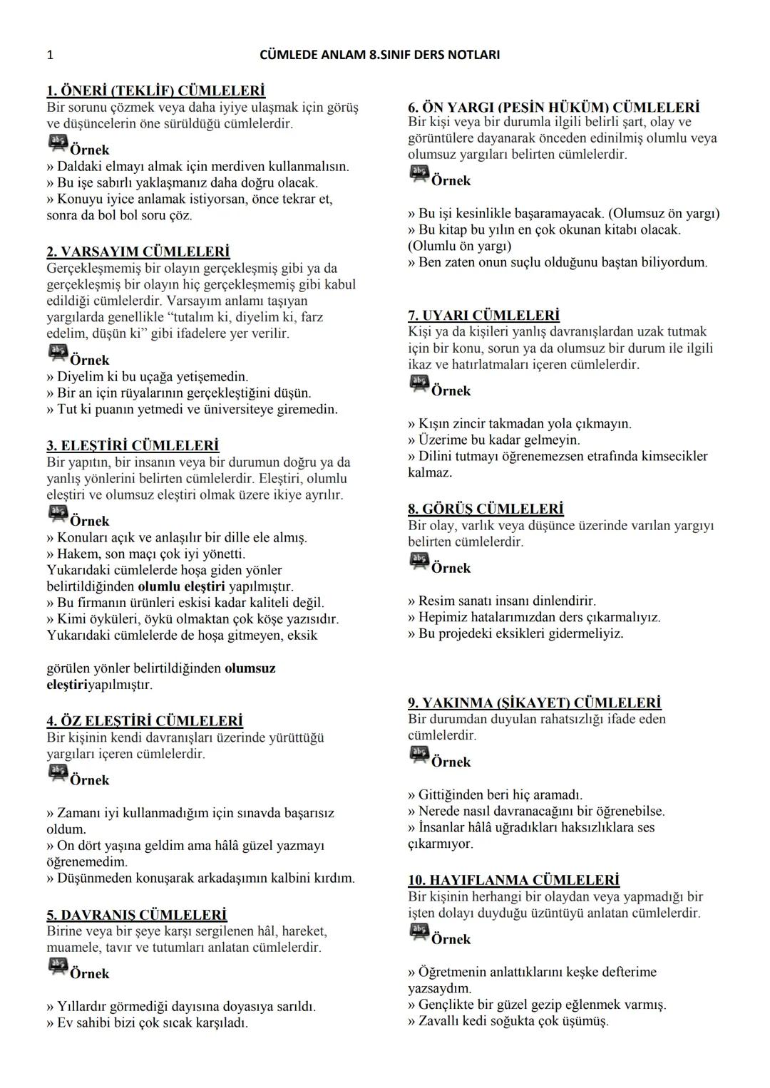 8.Sınıf Sözcükte Anlam Konu Anlatımı PDF
Sözcükte Anlam konusu, sözcüklerin farklı anlamlarda kullanılması ile ilgilidir. Kelimelerin birden