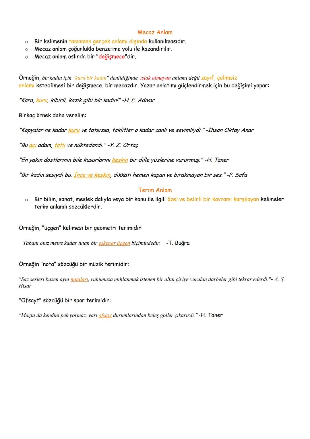 8.Sınıf Sözcükte Anlam Konu Anlatımı PDF
Sözcükte Anlam konusu, sözcüklerin farklı anlamlarda kullanılması ile ilgilidir. Kelimelerin birden