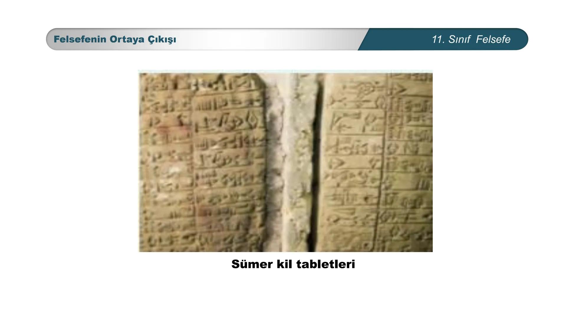 MILLI
**
*
TÜRKIYE CUMHURIYETI
.
BAKANLIGI
FELSEFE
11. SINIF
MÖ. 6. YÜZYIL – MS. 2. YÜZYIL FELSEFESİ
Felsefenin Ortaya Çıkışı Felsefenin Ort