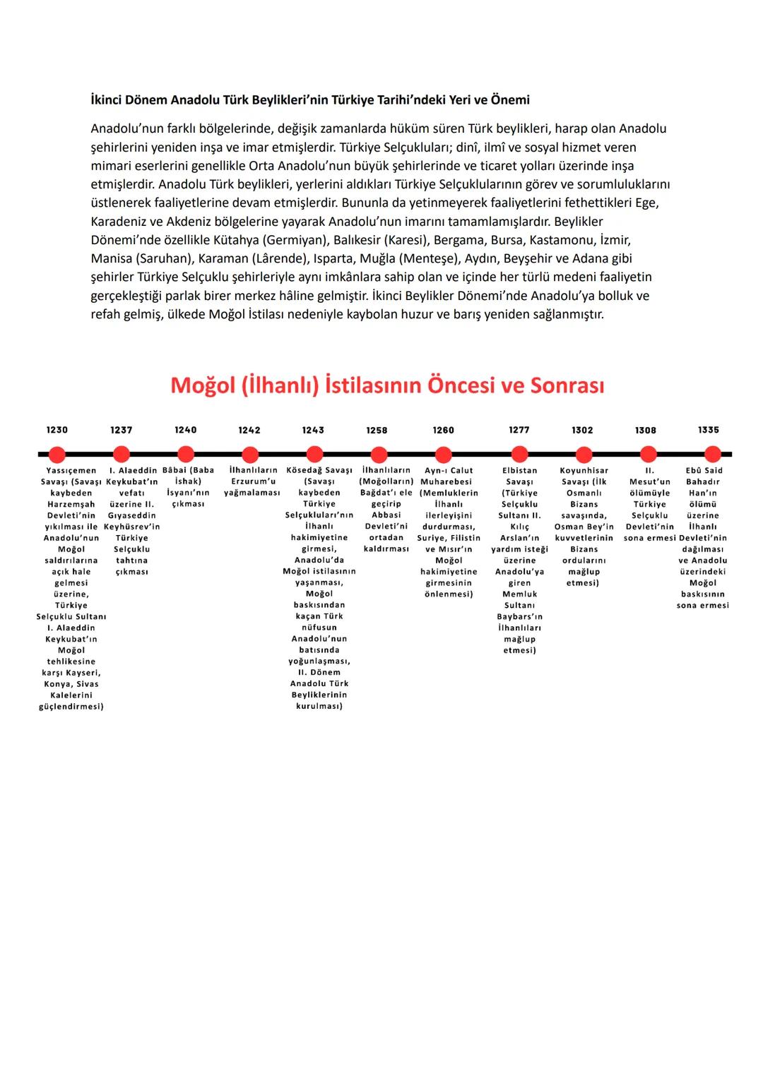 # 1. ANADOLU'YA TÜRK GÖÇLERİ VE BU GÖÇLERİN SOSYOKÜLTÜREL
ETKİLERİ
Türkiye Tarihi (XI-XII. Yüzyıllar Arası Dönem)
Saltuklular (1072-1202)