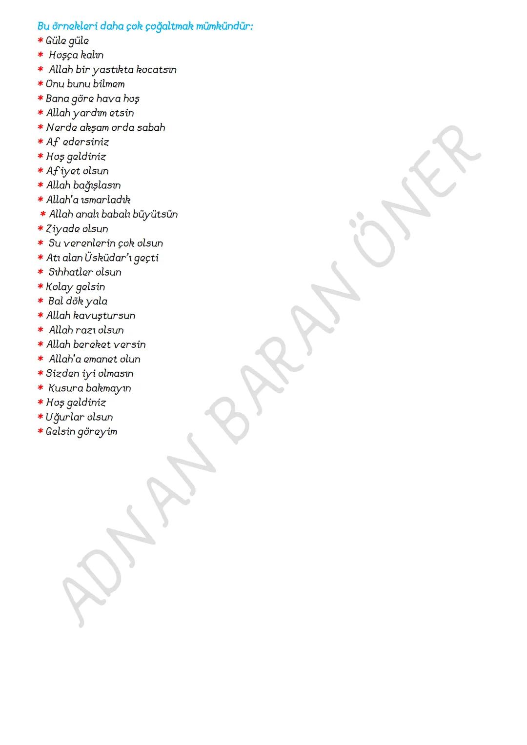 FİİLİMSİLER (EYLEMSİLER)
FİİLİMSİ: Fiillerden türemiş olmakla birlikte bir fiil gibi çekimlenemeyen olumlu, olumsuz
şekilleri yapılabilen v