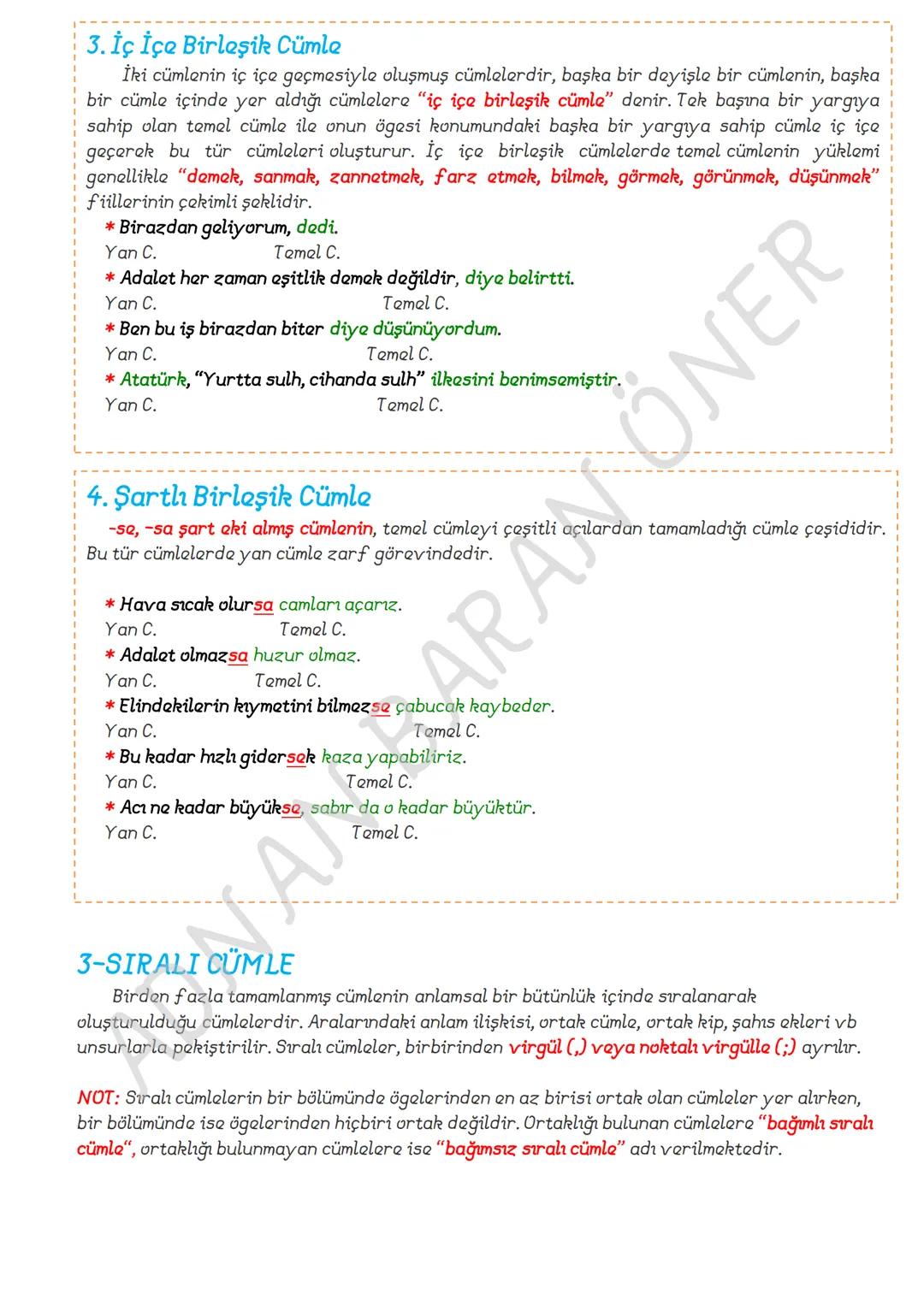 FİİLİMSİLER (EYLEMSİLER)
FİİLİMSİ: Fiillerden türemiş olmakla birlikte bir fiil gibi çekimlenemeyen olumlu, olumsuz
şekilleri yapılabilen v