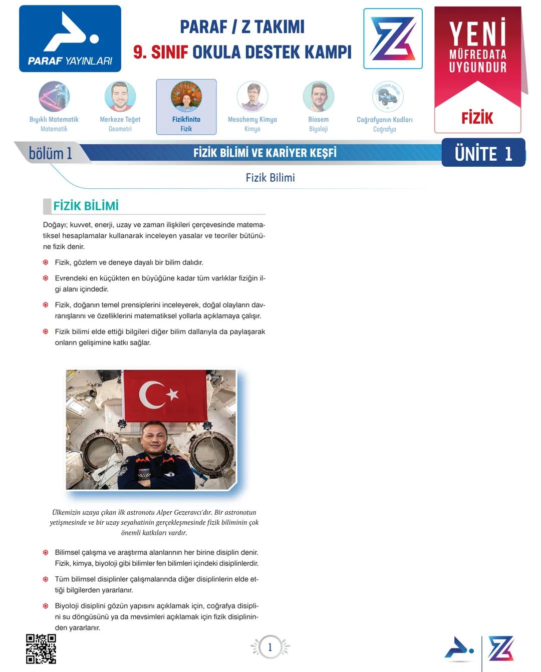 PARAF YAYINLARI
Bıyıklı Matematik
Matematik
bölüm 1
PARAF / Z TAKIMI
9. SINIF OKULA DESTEK KAMPI
N
YENİ
MÜFREDATA
UYGUNDUR
Merkeze Teģet
Geo