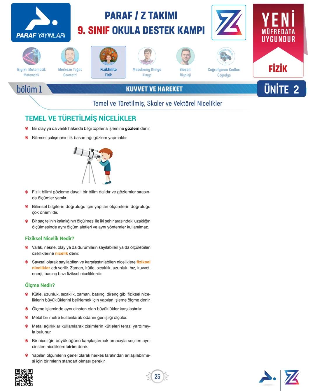 PARAF YAYINLARI
Bıyıklı Matematik
Matematik
bölüm 1
PARAF / Z TAKIMI
9. SINIF OKULA DESTEK KAMPI
N
YENİ
MÜFREDATA
UYGUNDUR
Merkeze Teģet
Geo