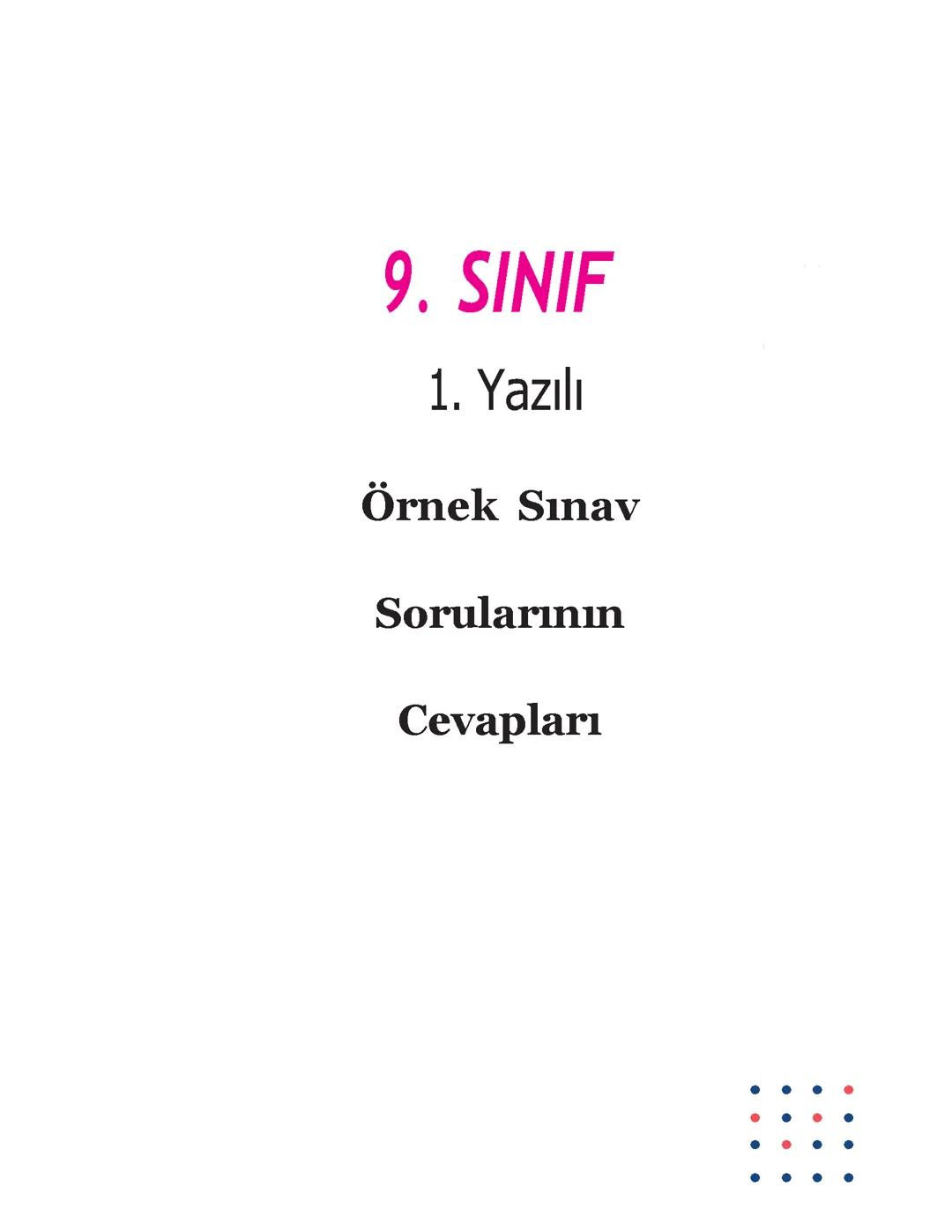 Fizik 9.sınıf