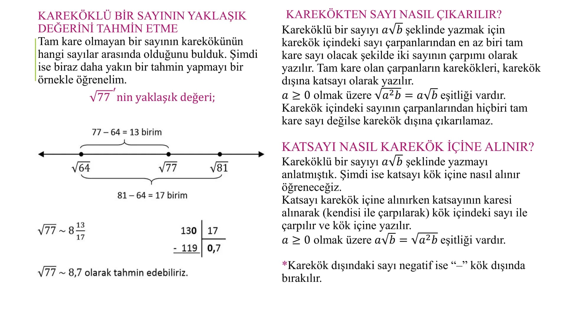 8.SINIF TÜM KONULAR ÖZETİ # ÇARPANLAR VE KATLAR
BİR DOĞAL SAYININ
ÇARPANLARI (BÖLENLERİ)
* Her doğal sayı iki doğal sayının
çarpımı