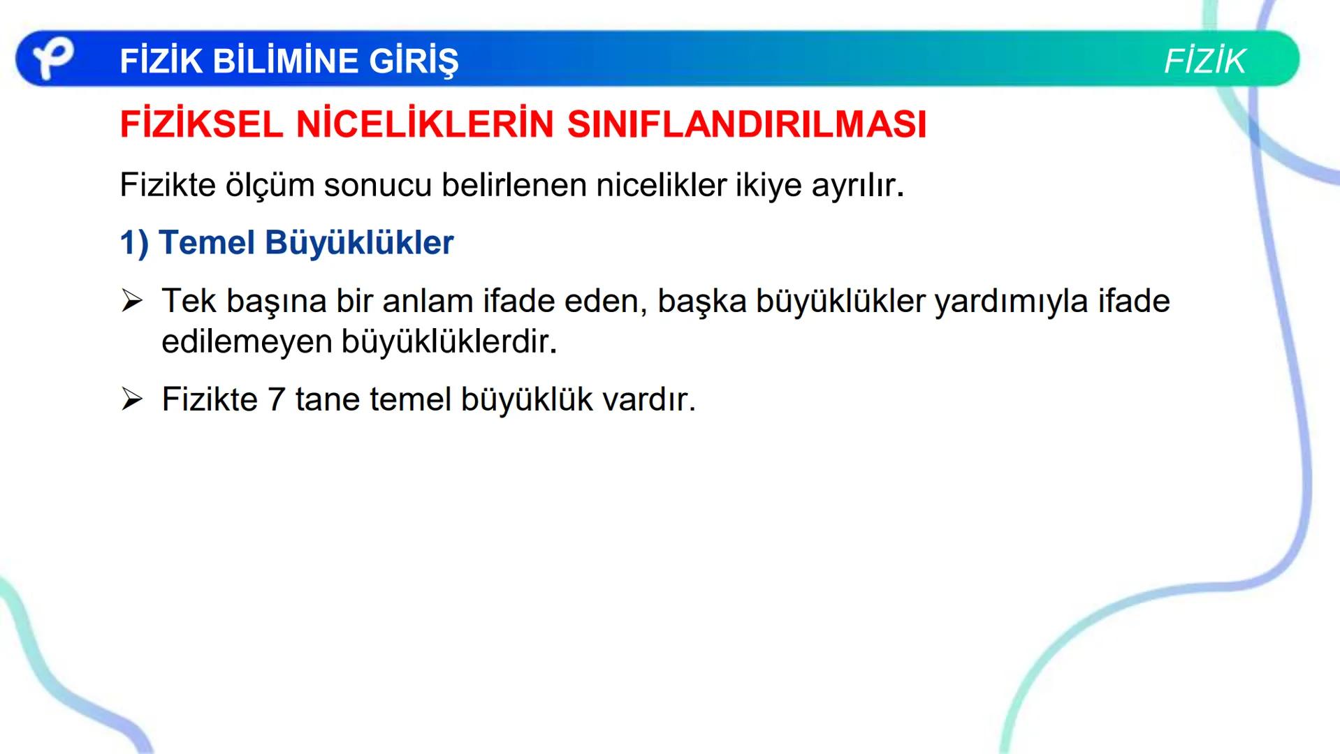 FİZİK
FİZİK BİLİMİNE GİRİŞ
P Pakodemy PFİZİK BİLİMİNE GİRİŞ
Fizik Nedir ?
FİZİK
Fizik: Uzayı, zamanı, maddeyi, enerjiyi ve bunlar arasındaki