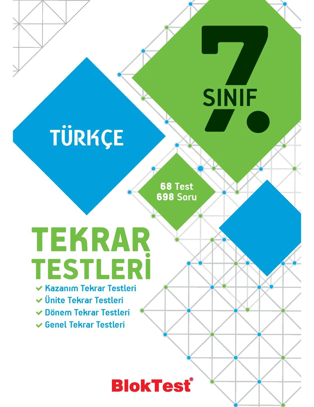 7. Sınıf Türkçe Testleri - Çöz ve Öğren