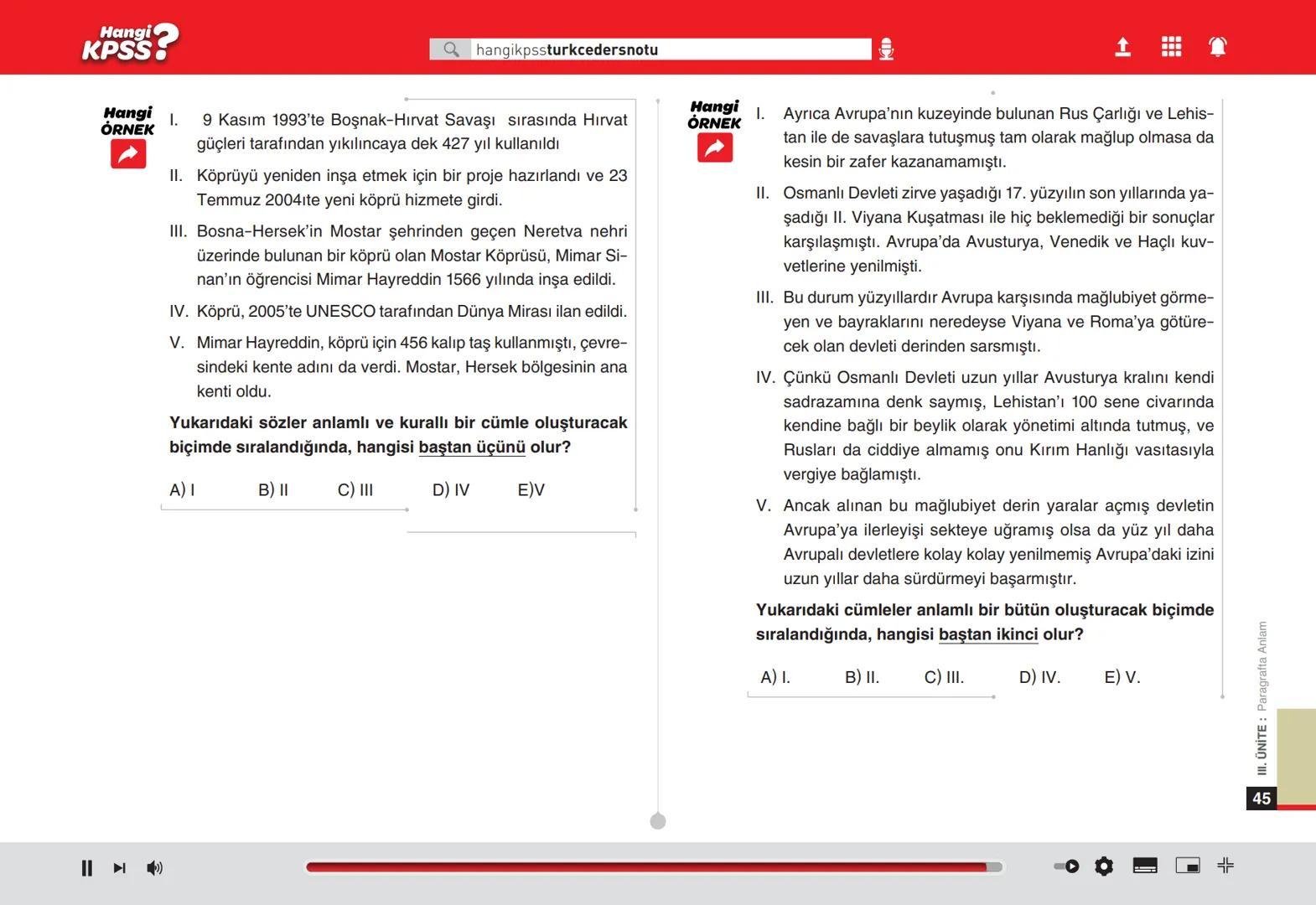 # Ünite
# 3
# Paragrafta Anlam
# Hangi
# KPSS? # Hangi
KPSS
Qhangikpssturkcedersnotu
# PARAGRAFTA ANLATIM BİÇİMLERİ
## 1. AÇIKLAMA
El