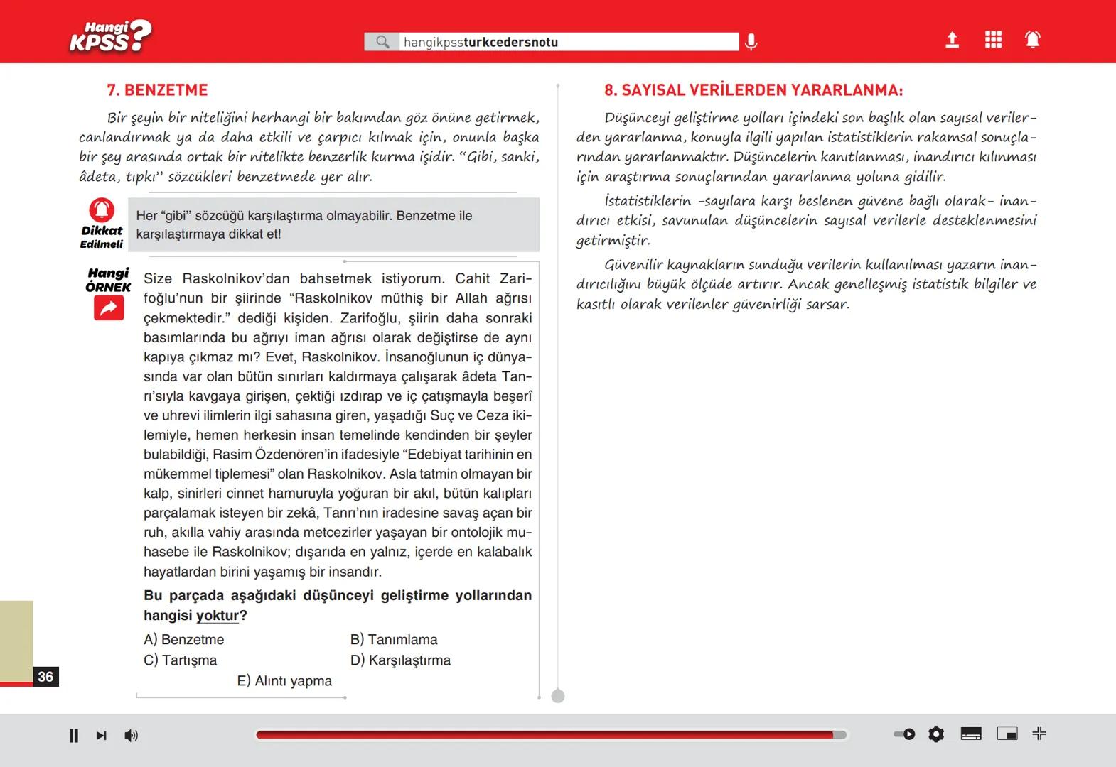 # Ünite
# 3
# Paragrafta Anlam
# Hangi
# KPSS? # Hangi
KPSS
Qhangikpssturkcedersnotu
# PARAGRAFTA ANLATIM BİÇİMLERİ
## 1. AÇIKLAMA
El