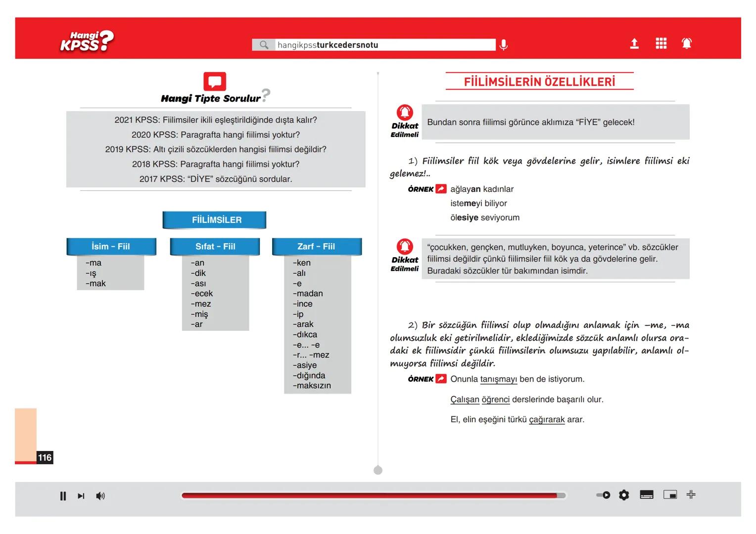 Ünite
9
Fiilimsiler
Hangi
KPSS? # Hangi
Q hangikpssturkcedersnotu
# Hangi Tipte Sorulur?
## FİİLİMSİLERİN ÖZELLİKLERİ
2021 KPSS: Fiil