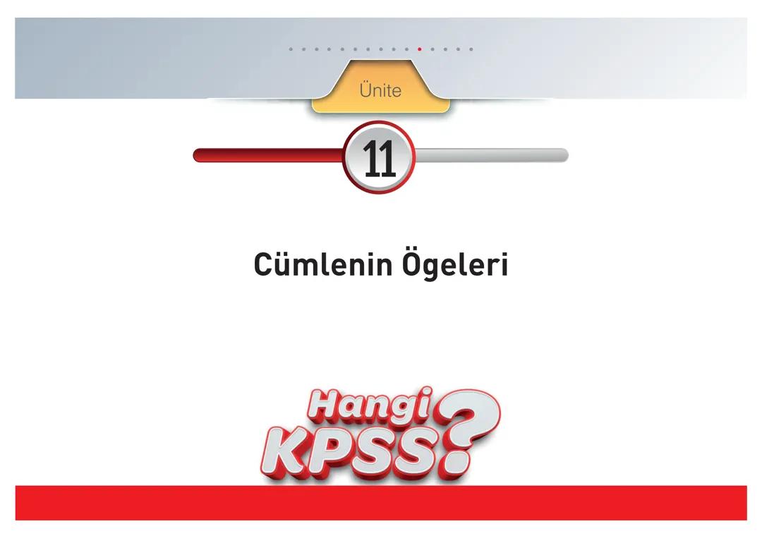 Türkçe Cümlenin Ögeleri Konu Anlatımı