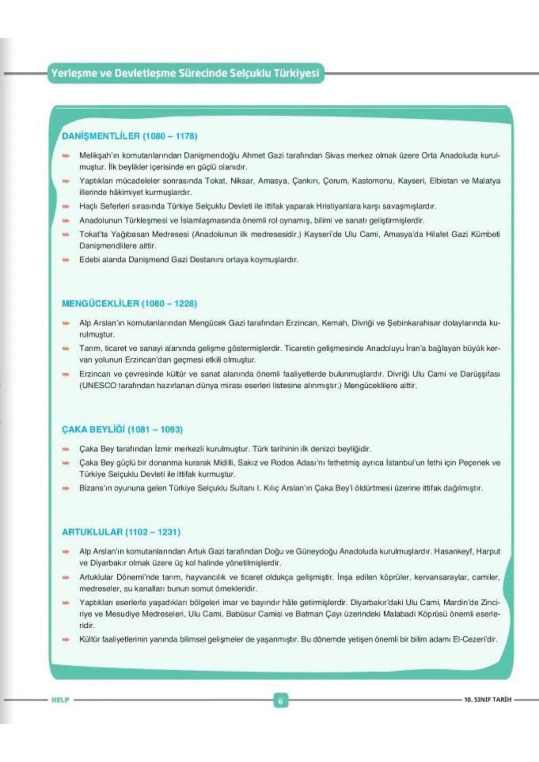 HELP
110
TARİH
ÜNİTE 1: YERLEŞME VE DEVLETLEŞME SÜRECİNDE SELÇUKLU
TÜRKİYESİ
BIZANS IMPARATORLUGU
Istanbul
TÜRKİYE TARİHİ (11 - 13. YÜZYILLA