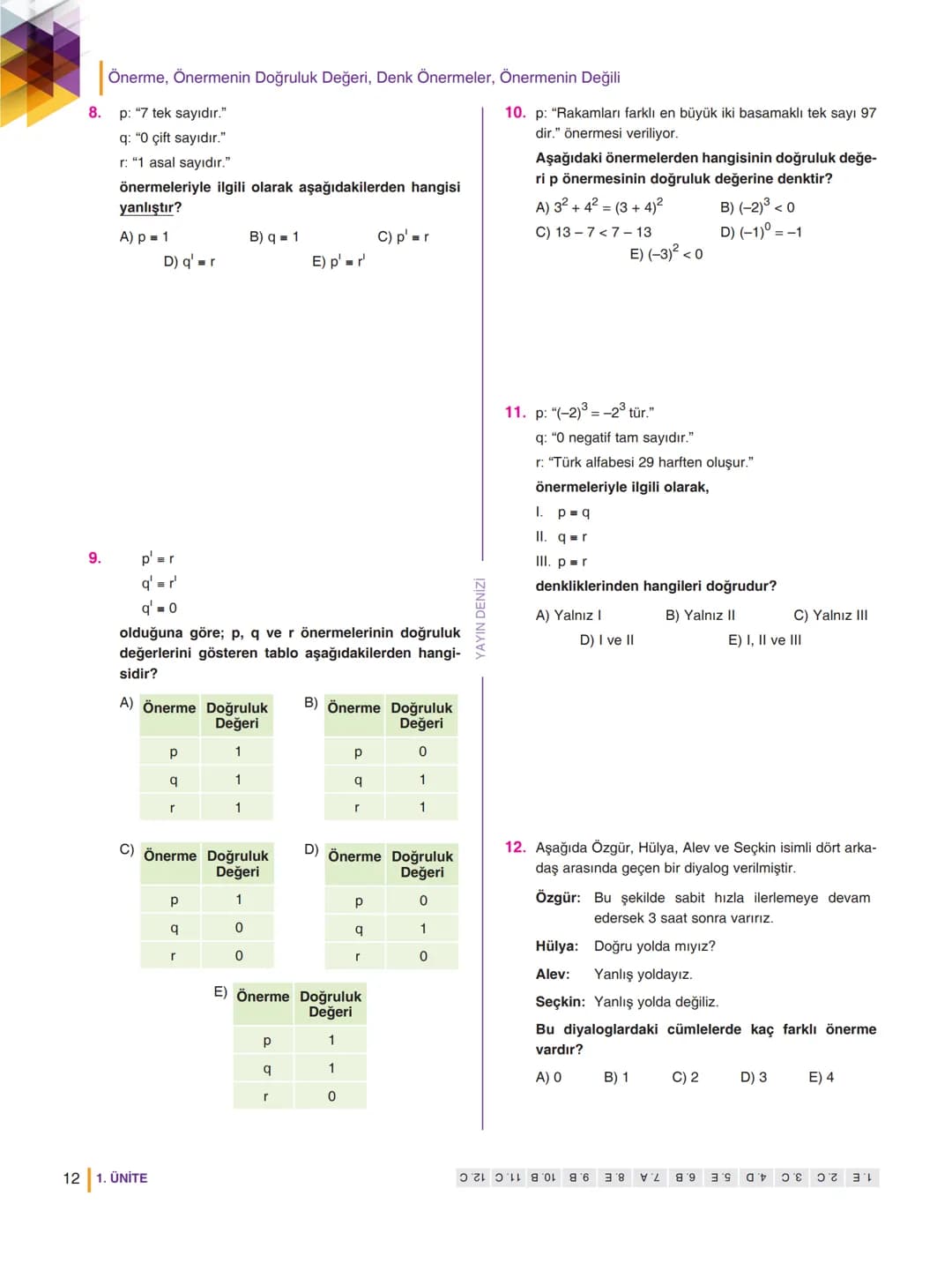 9. SINIF
MATEMATİK
Lise
destek
www.lisedestek.com
Kullanım Kılavuzu için
Karekodu Okut
YAYINEVİNE AİT KİTAPLAR
ÖRNEK PDF'LER
AKILLI TAHT