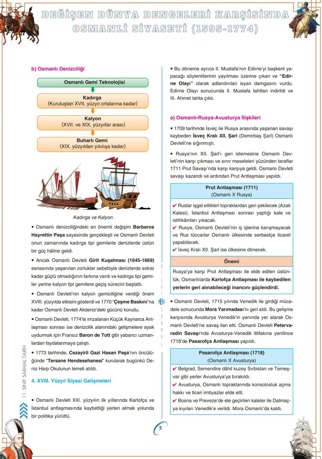 Tarih Ders
Notları
0000000000
00000
Bilgi Sarmal Yayınları
Tarih Zümresi
$
BİLGİ SARMAL 11.1. ÜNİTE
DEĞİŞEN DÜNYA
DENGELERİ
KARŞISINDA
OSMAN