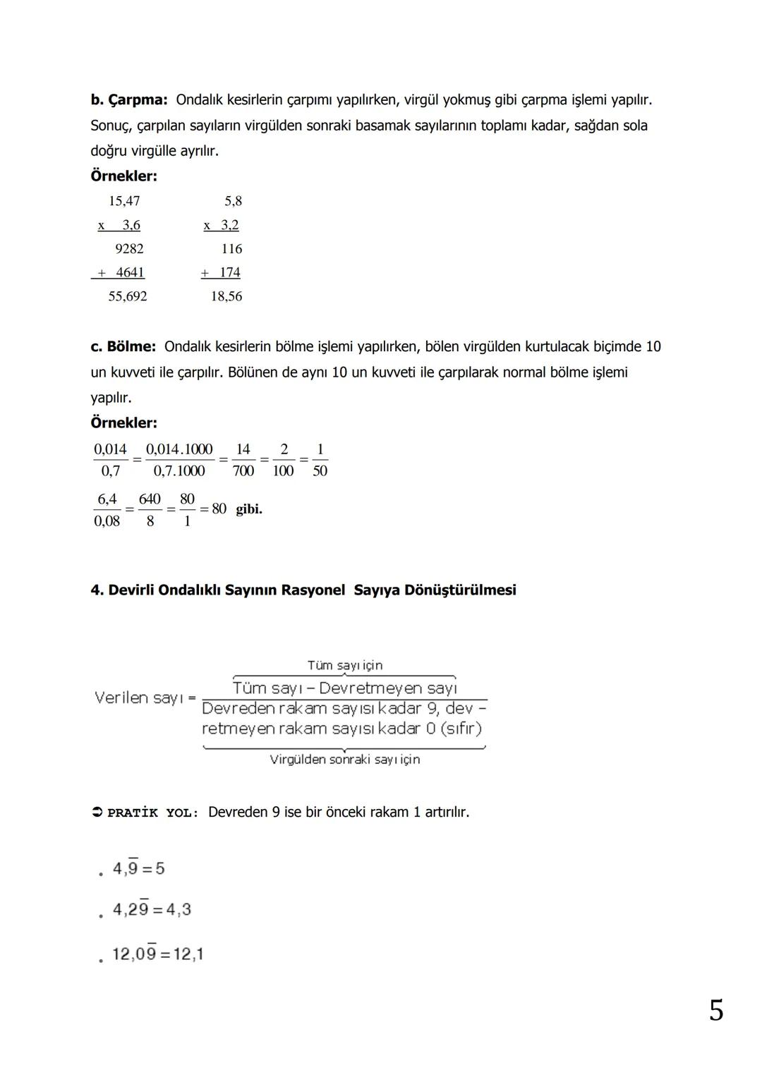 YGS MATEMATİK
TAM SAYILAR –RASYONEL SAYILAR
KONU ANLATIM KİTAPÇIĞI
www.matematikkafe.com # TAM SAYILAR-RASYONEL SAYILAR
Hayatın birçok al