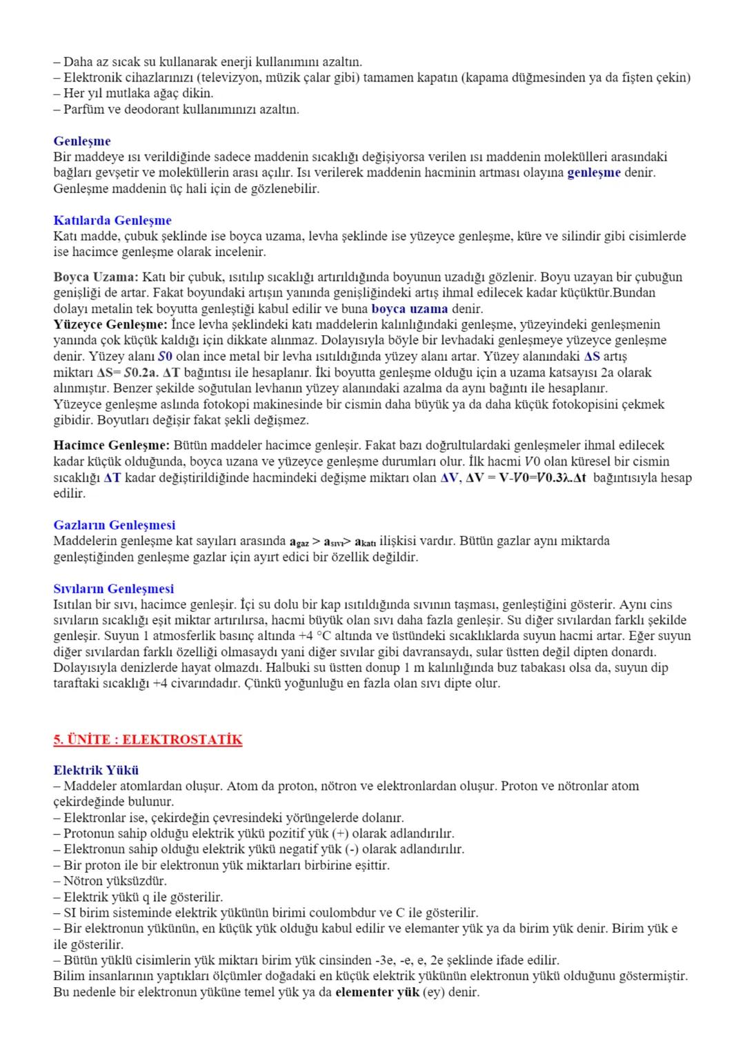 # 9. SINIF FİZİK DERS NOTLARI
# 1. ÜNİTE : FİZİK BİLİMİNE GİRİŞ
## Fizik Biliminin Evrendeki Rolü
Madde enerji etkileşimini inceleyen, do