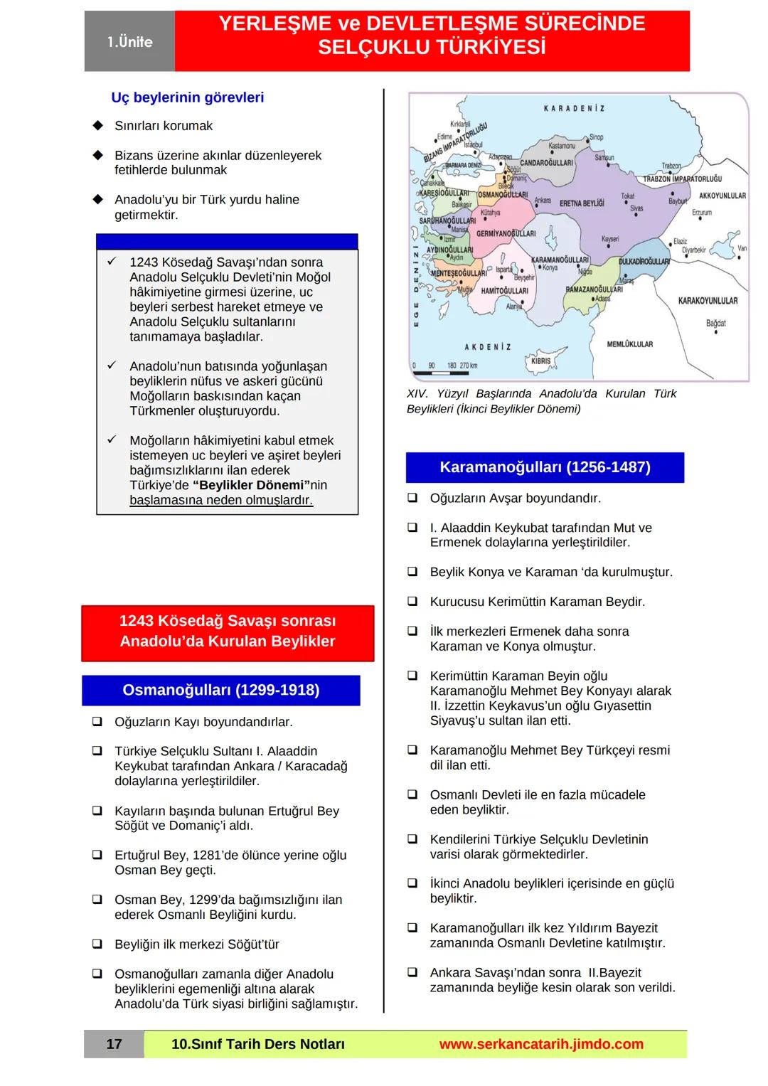 1.Ünite
YERLEŞME ve DEVLETLEŞME SÜRECİNDE
SELÇUKLU TÜRKİYESİ
Mevlânâ Cami ve Müzesi - Konya
ANADOLU'YA TÜRK GÖÇLERİ
XI. yüzyılda Anadolu'ya