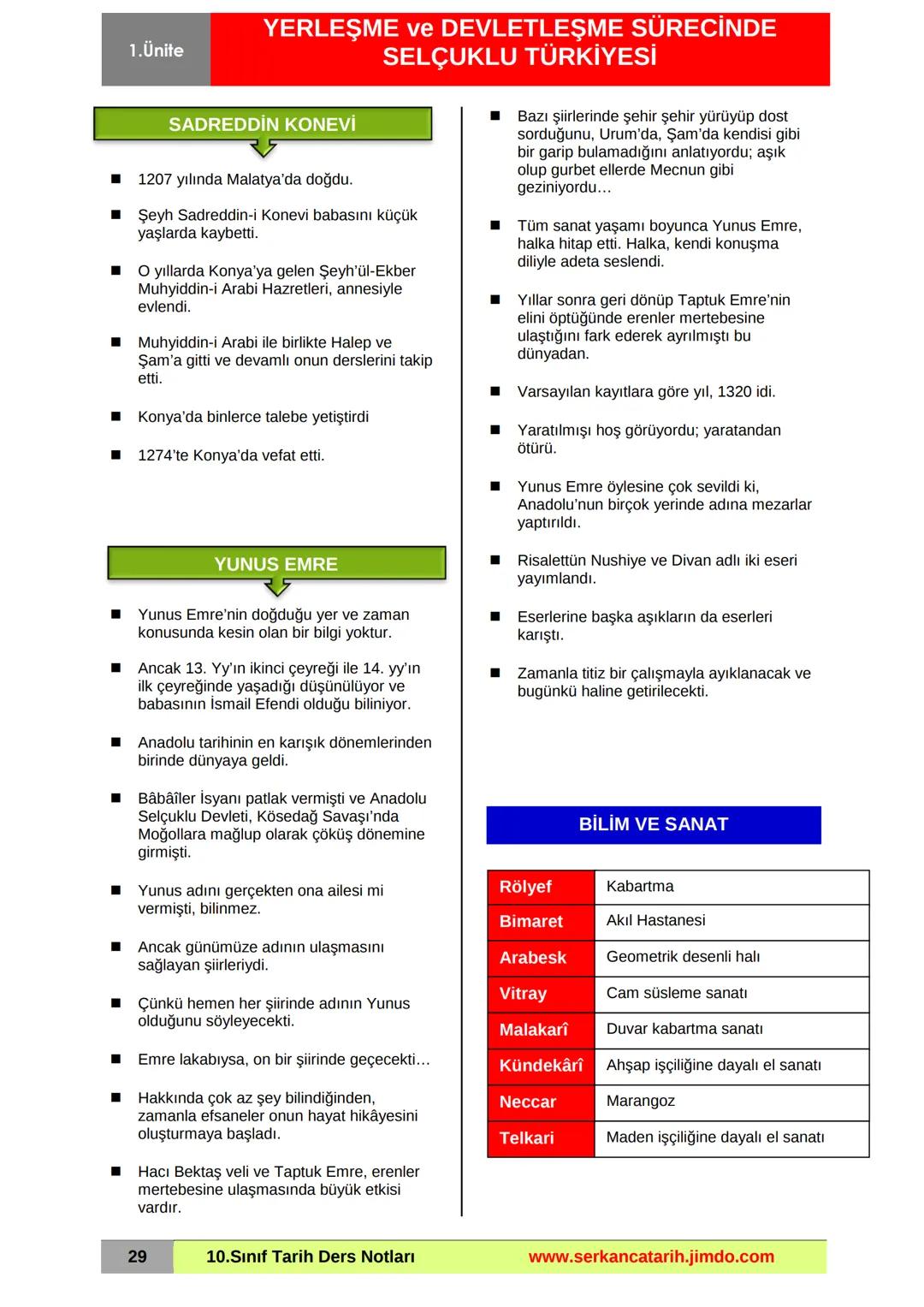 1.Ünite
YERLEŞME ve DEVLETLEŞME SÜRECİNDE
SELÇUKLU TÜRKİYESİ
Mevlânâ Cami ve Müzesi - Konya
ANADOLU'YA TÜRK GÖÇLERİ
XI. yüzyılda Anadolu'ya