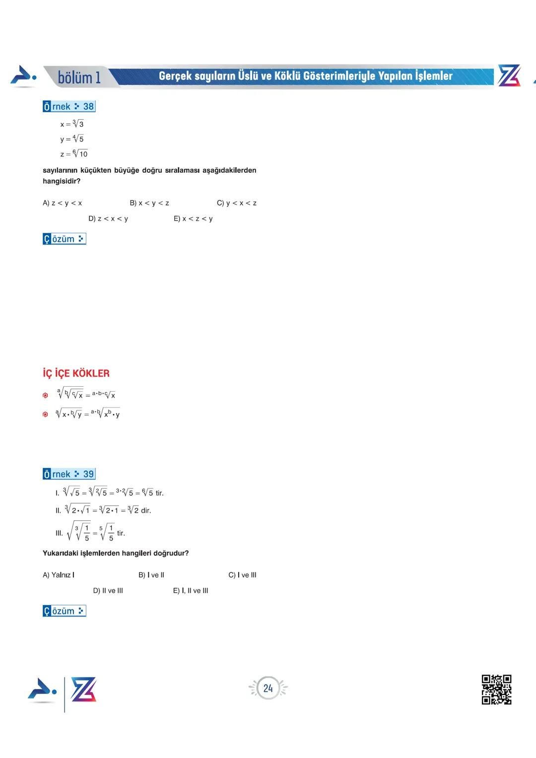 PARAF YAYINLARI
PARAF / Z TAKIMI
9. SINIF OKULA DESTEK KAMPI
N
YENİ
MÜFREDATA
UYGUNDUR
Bıyıklı Matematik
Matematik
bölüm 1
Merkeze Teģet
Geo