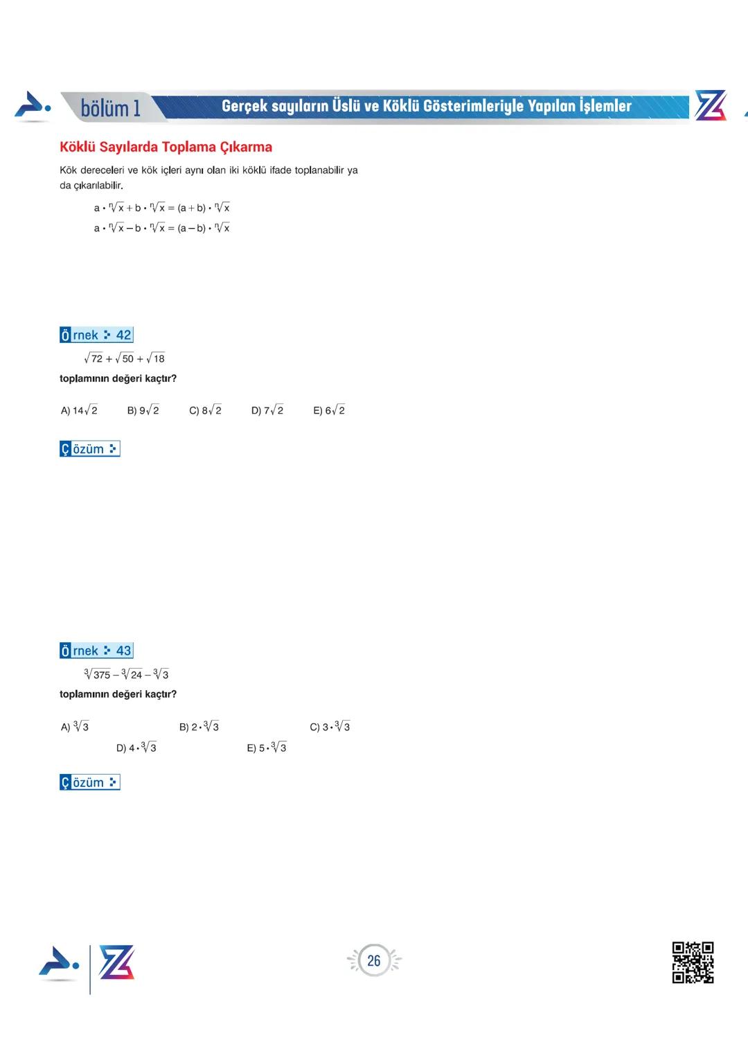 PARAF YAYINLARI
PARAF / Z TAKIMI
9. SINIF OKULA DESTEK KAMPI
N
YENİ
MÜFREDATA
UYGUNDUR
Bıyıklı Matematik
Matematik
bölüm 1
Merkeze Teģet
Geo