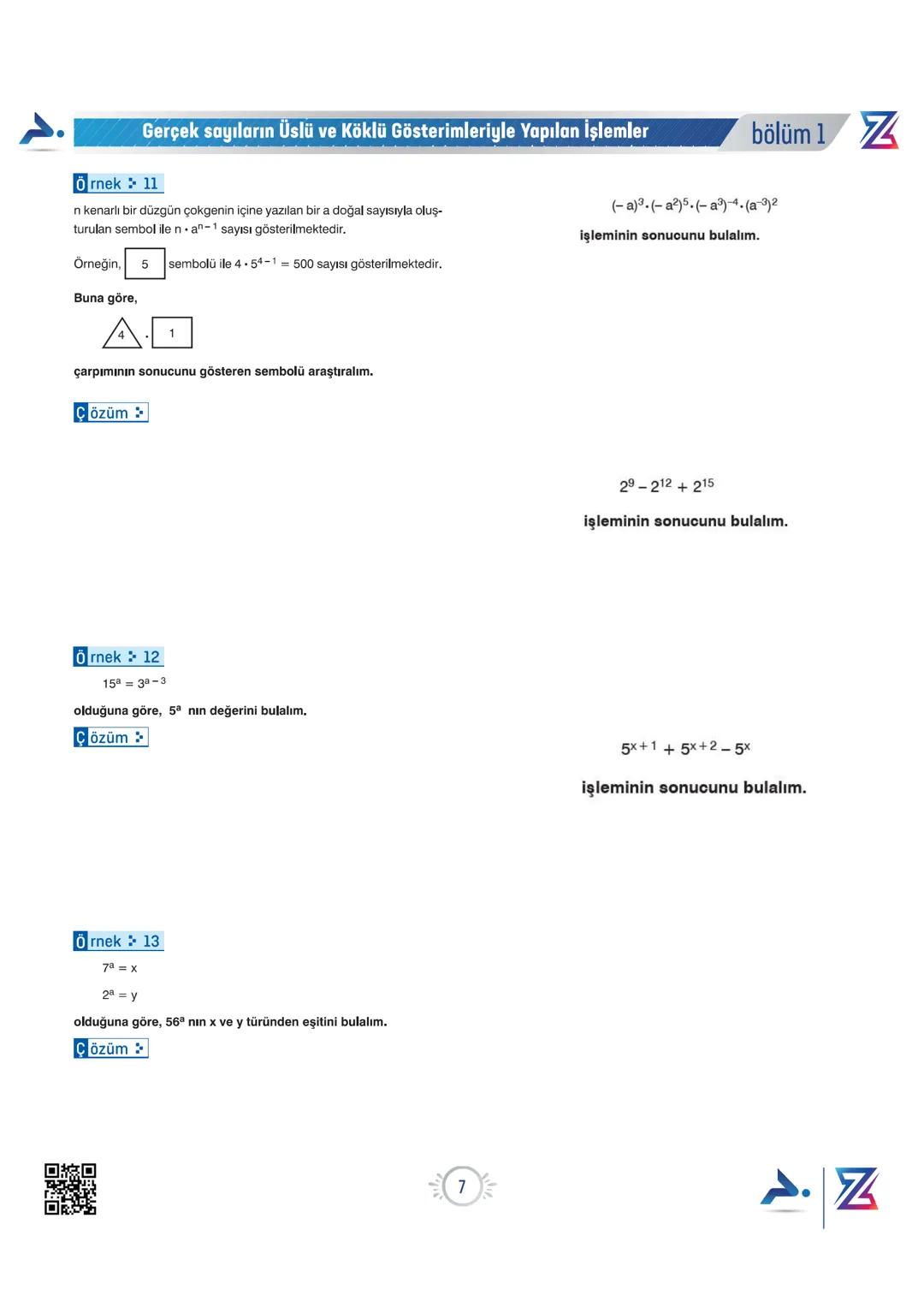 PARAF YAYINLARI
PARAF / Z TAKIMI
9. SINIF OKULA DESTEK KAMPI
N
YENİ
MÜFREDATA
UYGUNDUR
Bıyıklı Matematik
Matematik
bölüm 1
Merkeze Teģet
Geo