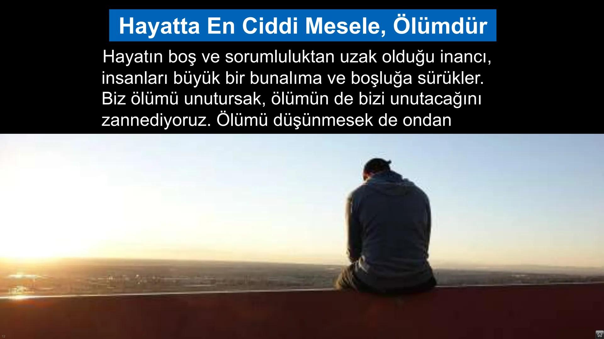 # Ders: Din Kültürü ve Ahlak Bilgisi
# Ünite: I - Dünya ve Ahiret
## Başlıklar:
* Varoluşun ve Hayatın Anlamı
* Ahiret Âlemi
* Ahirete Uğu
